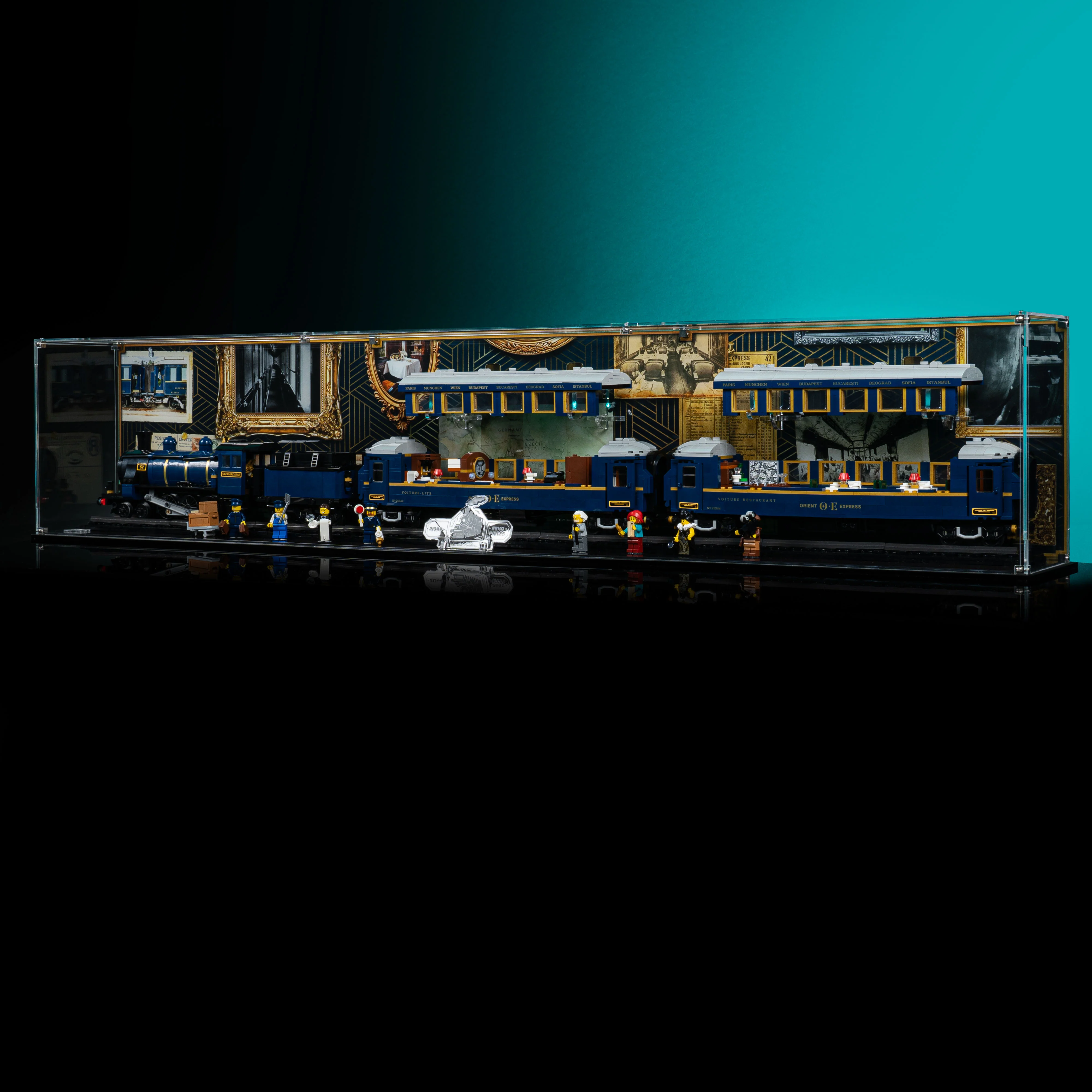 Limited Edition Display Case for LEGO® Ideas: The Orient Express Train (21344) - Image 4