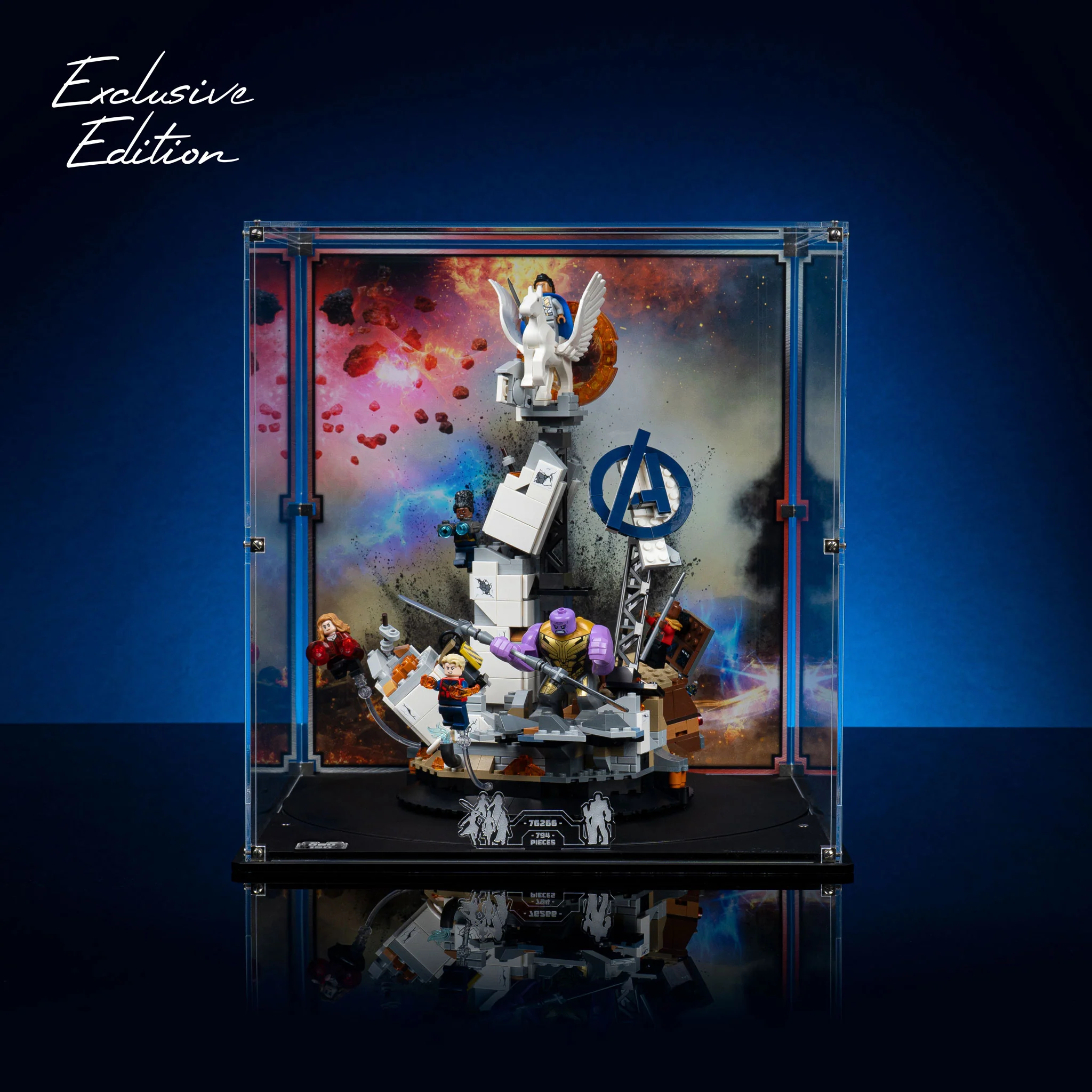 Limited Edition Display Case for LEGO® Marvel Endgame Final Battle (76266) - Image 2