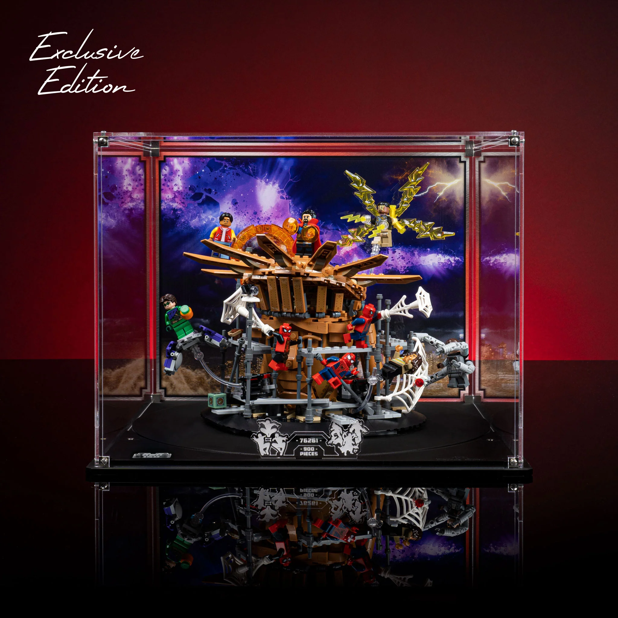 Limited Edition Display Case for LEGO® Marvel Spider-Man Final Battle (76261) - Image 2