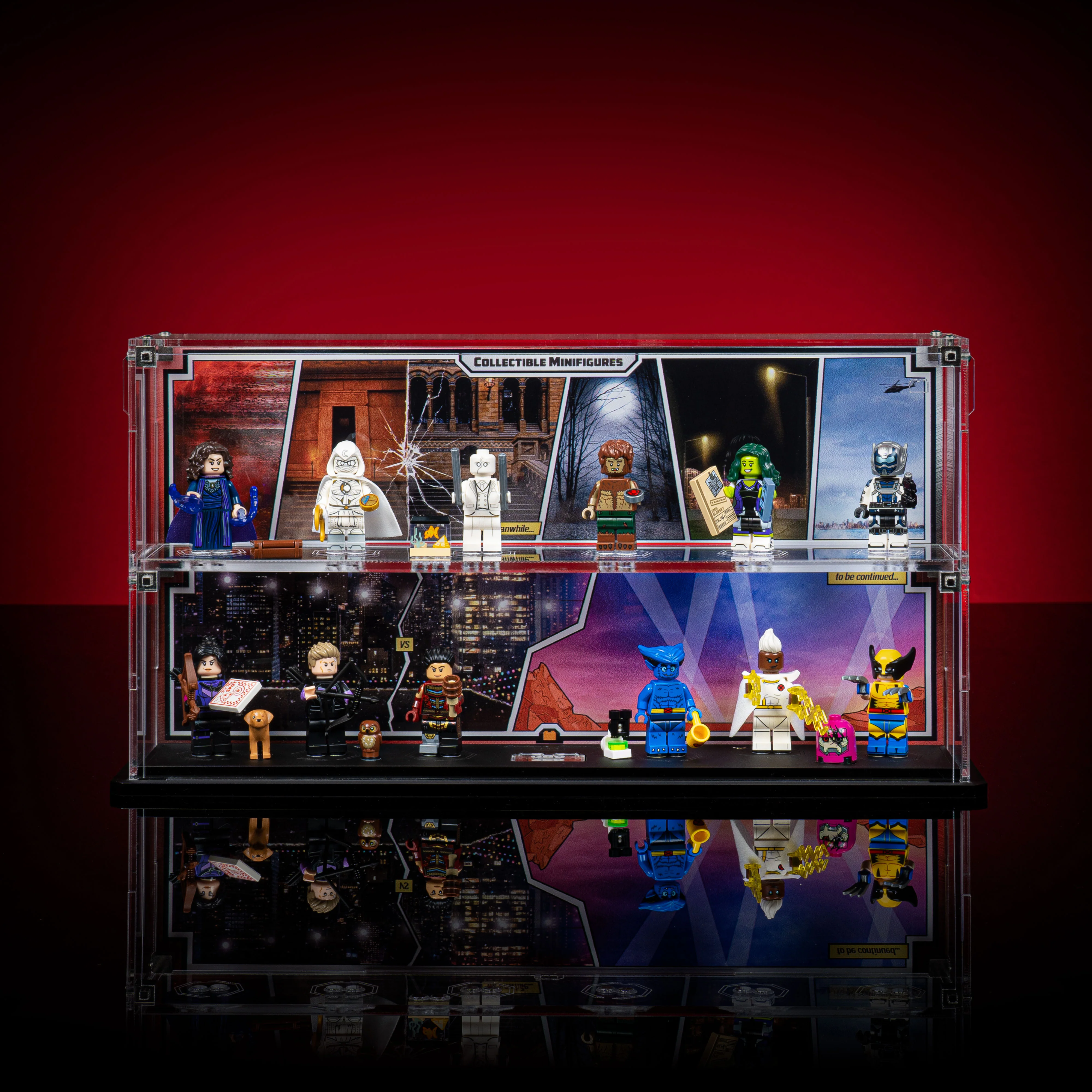 Limited Edition Display Case for LEGO® Marvel Studios Collectable Minifigure Series 2 (71039) - Image 3