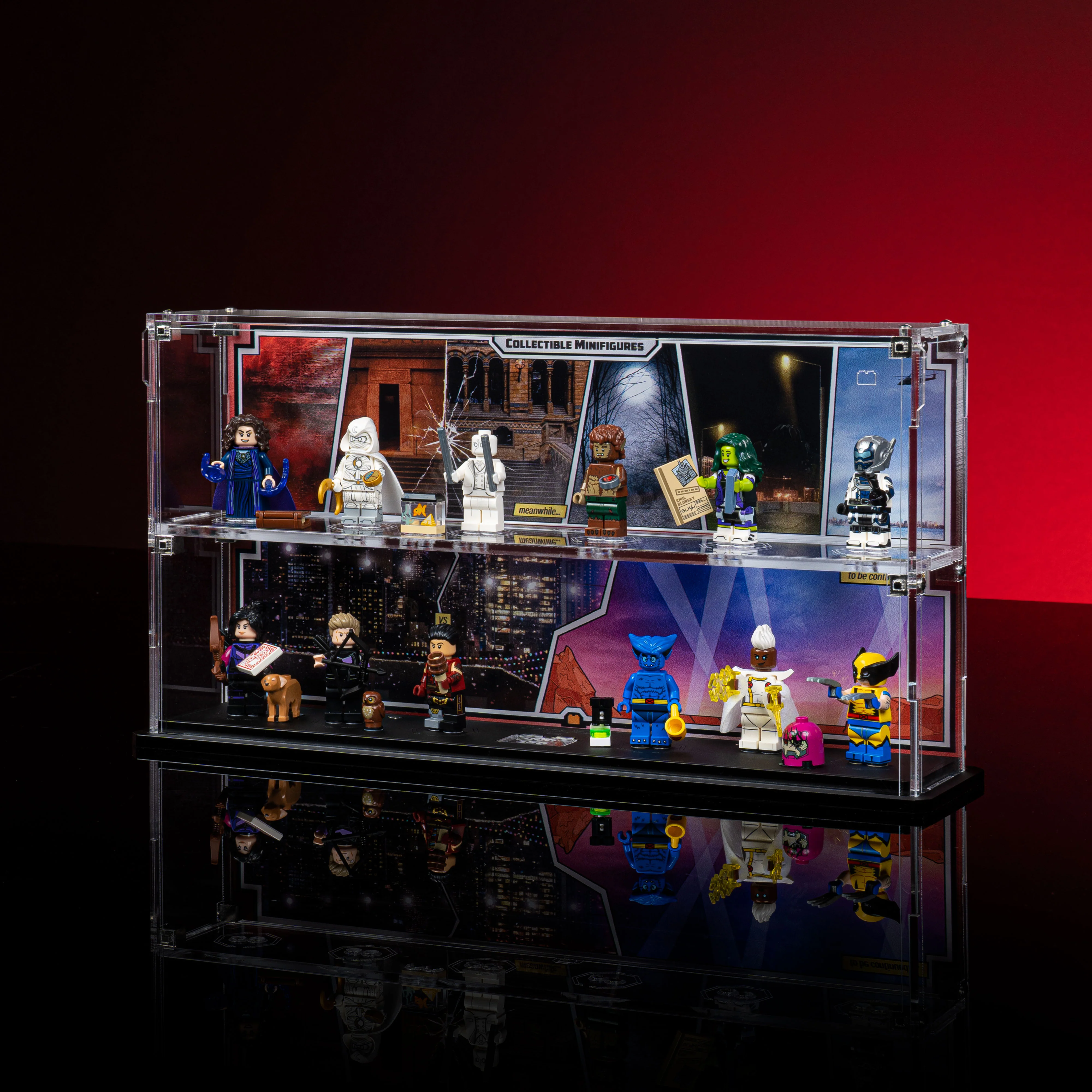 Limited Edition Display Case for LEGO® Marvel Studios Collectable Minifigure Series 2 (71039) - Image 4