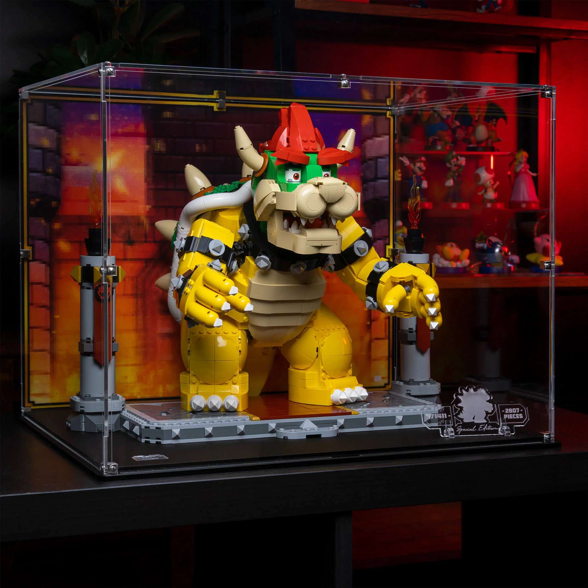 Limited Edition Display Case for LEGO® Mighty Bowser (71411) - Image 7