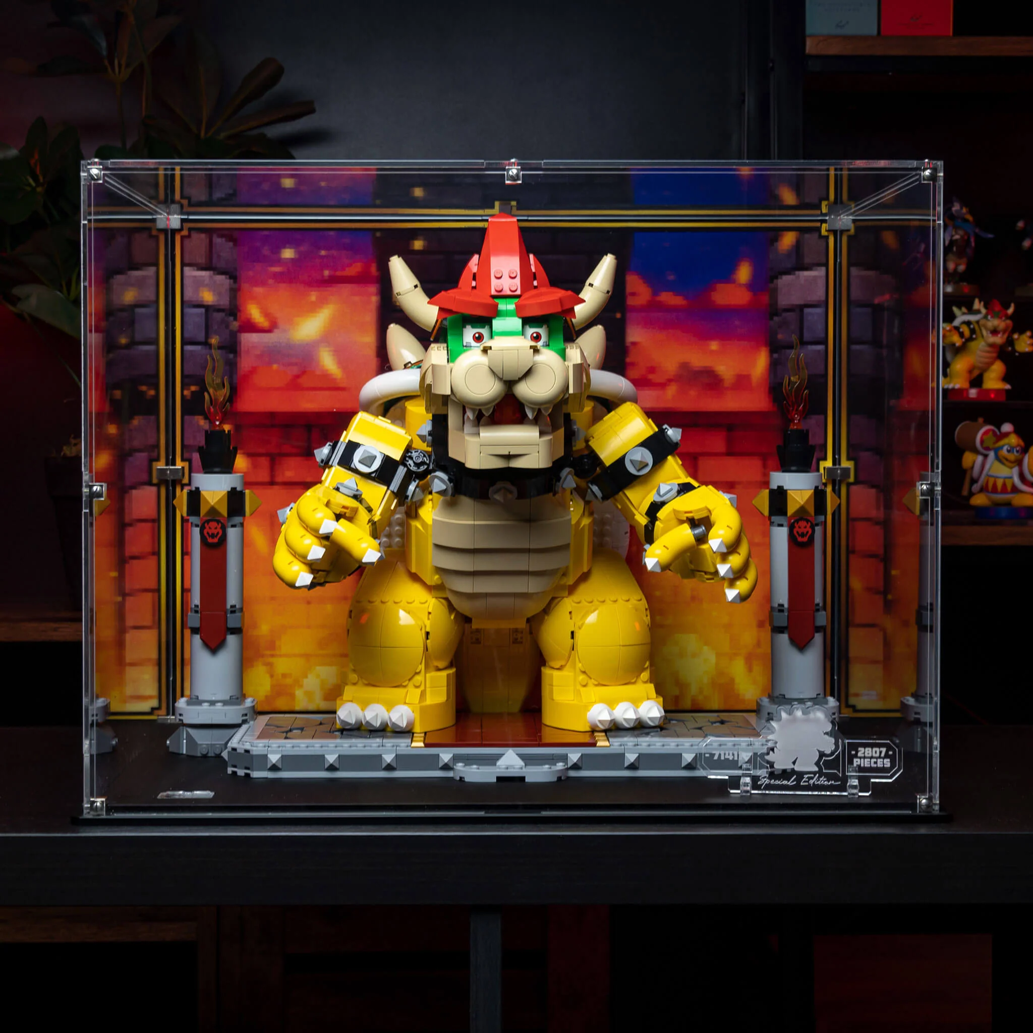Limited Edition Display Case for LEGO® Mighty Bowser (71411) - Image 8