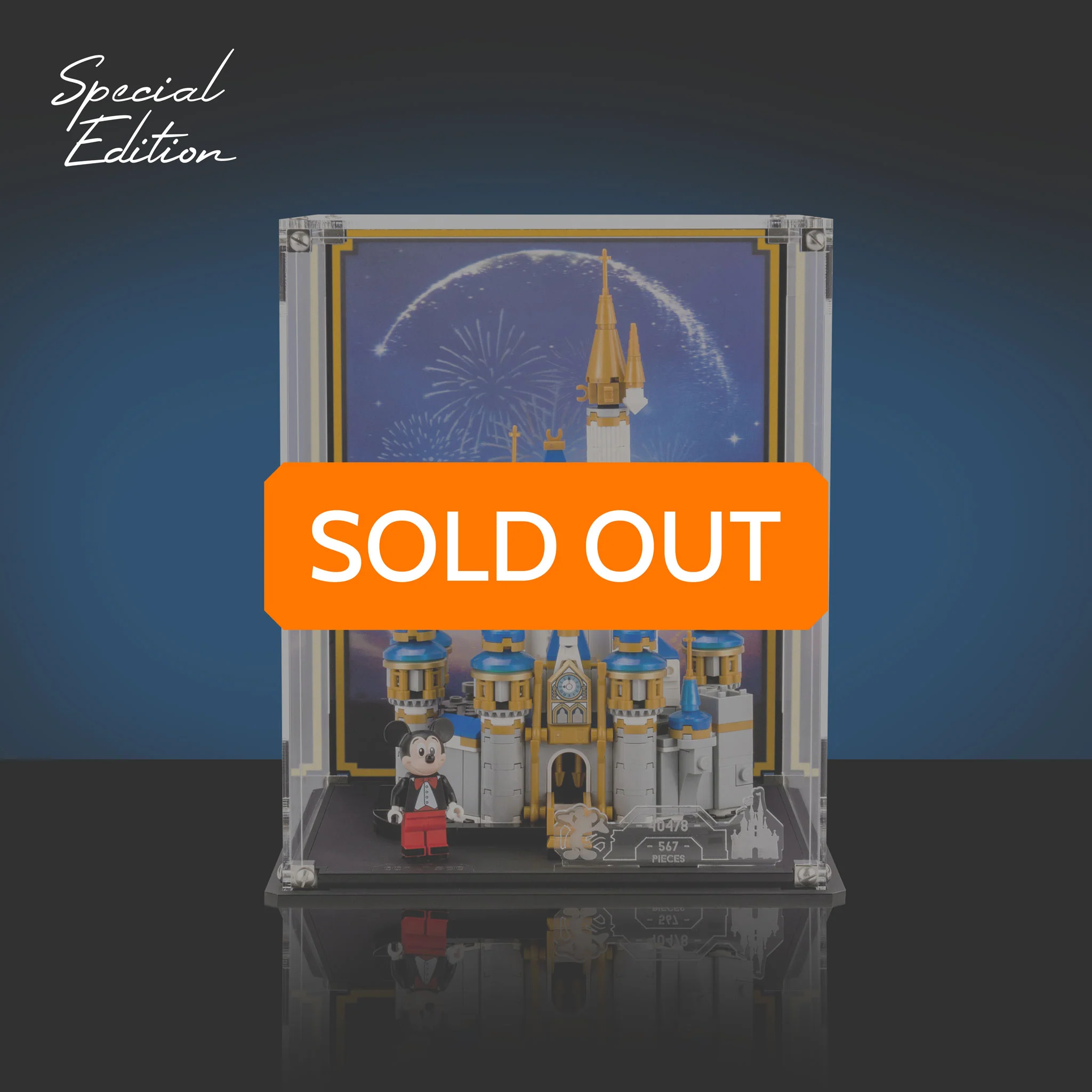 Limited Edition Display Case for LEGO® Mini Disney Castle (40478)