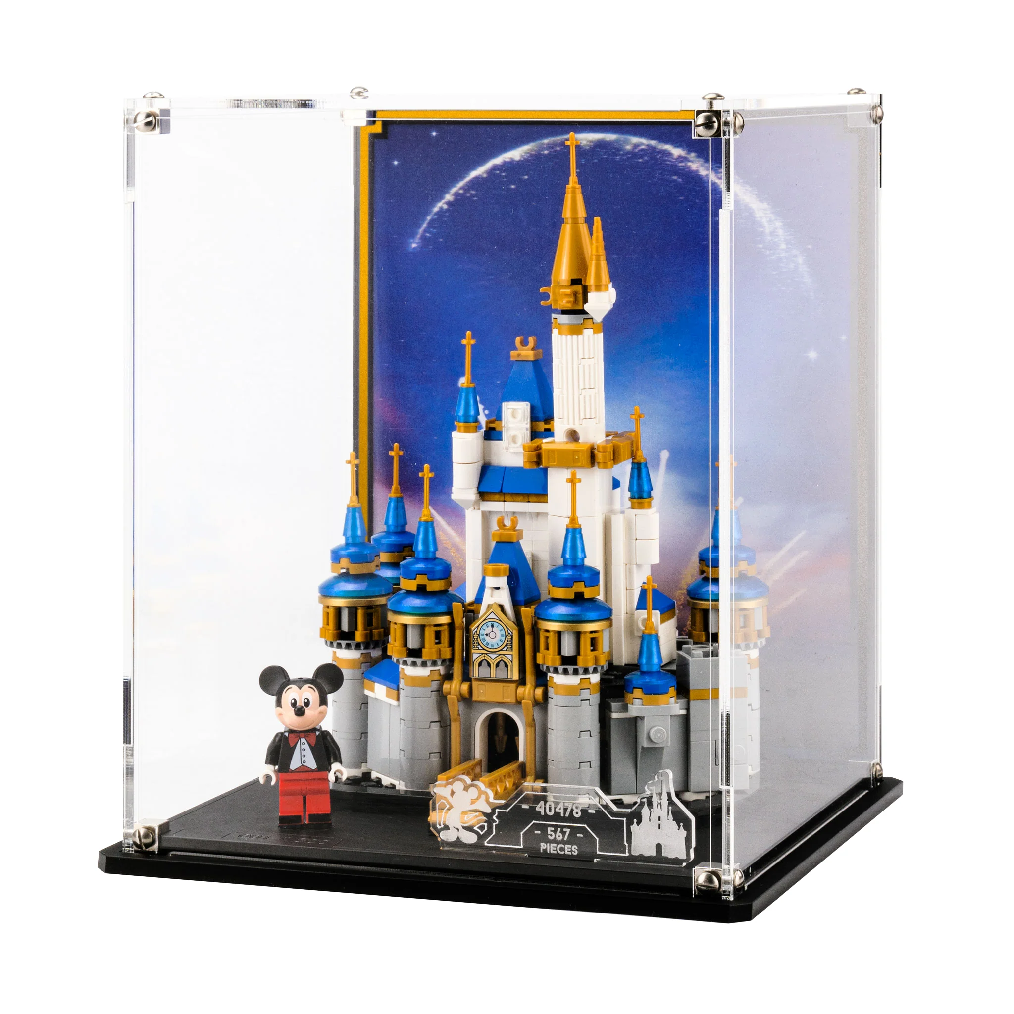 Limited Edition Display Case for LEGO® Mini Disney Castle (40478) - Image 4