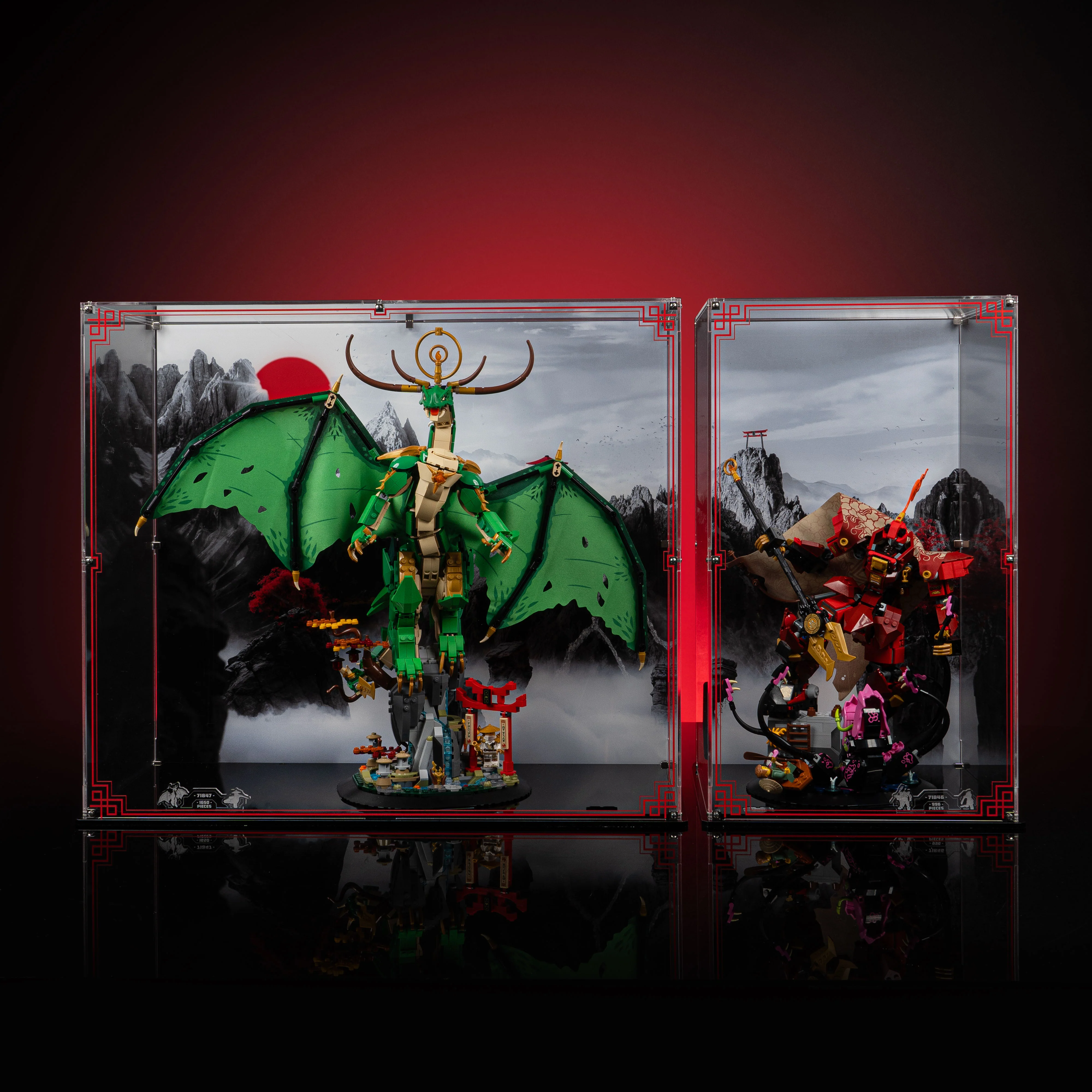 Limited Edition Display Case for LEGO® Ninjago®: The Guardian Dragon (71847) - Image 15