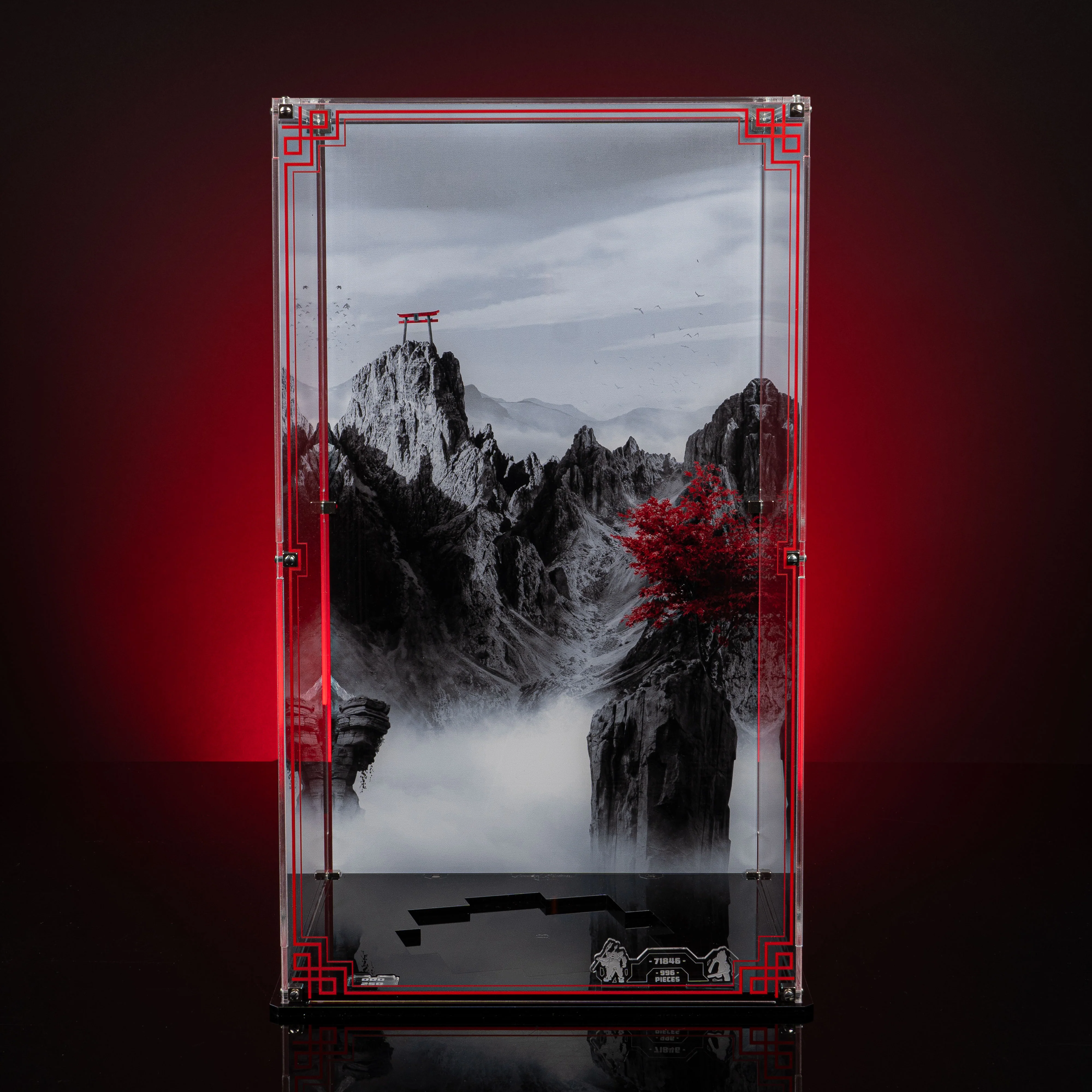 Limited Edition Display Case for LEGO® Ninjago®: The Fire Knight Mech (71846) - Image 3