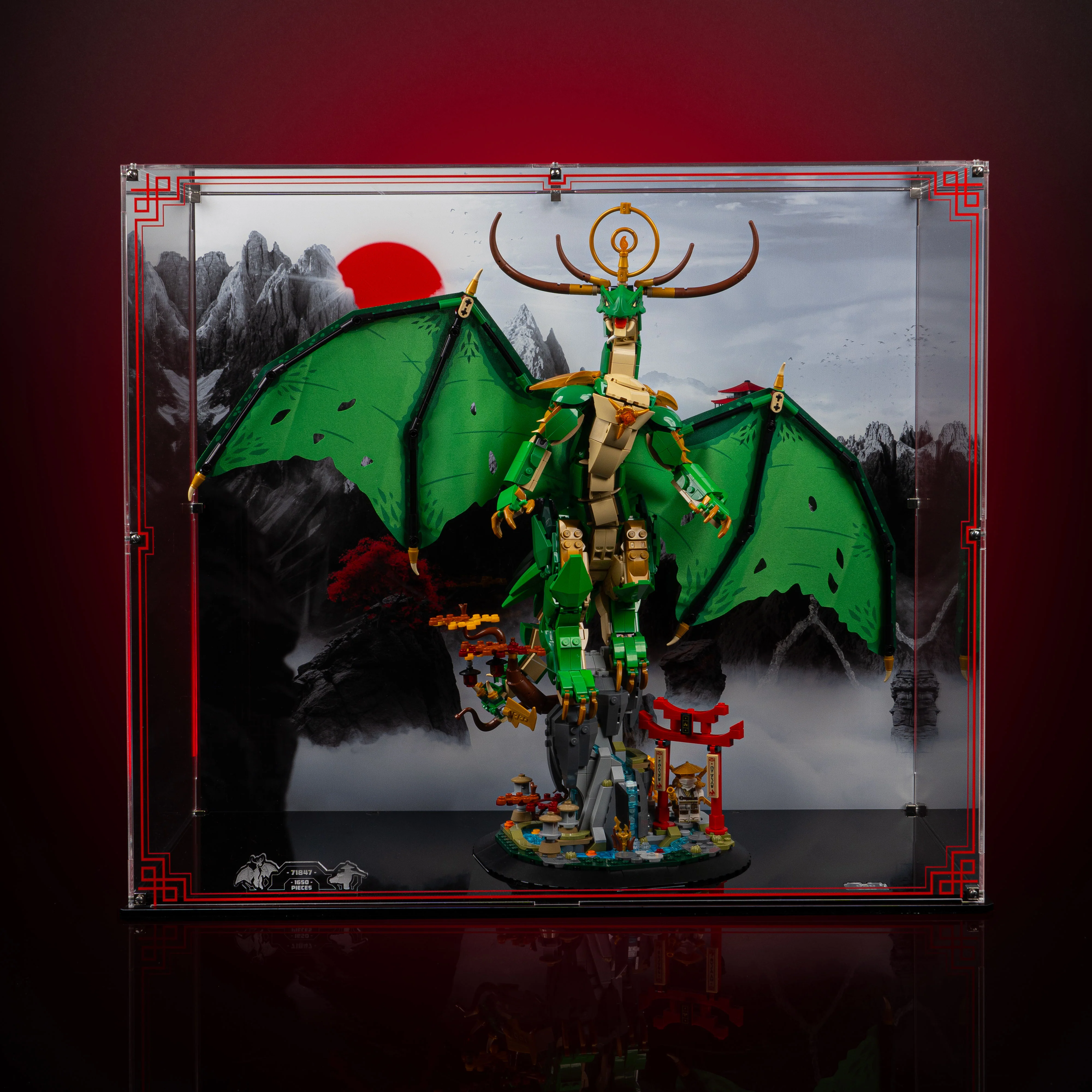 Limited Edition Display Case for LEGO® Ninjago®: The Guardian Dragon (71847) - Image 5