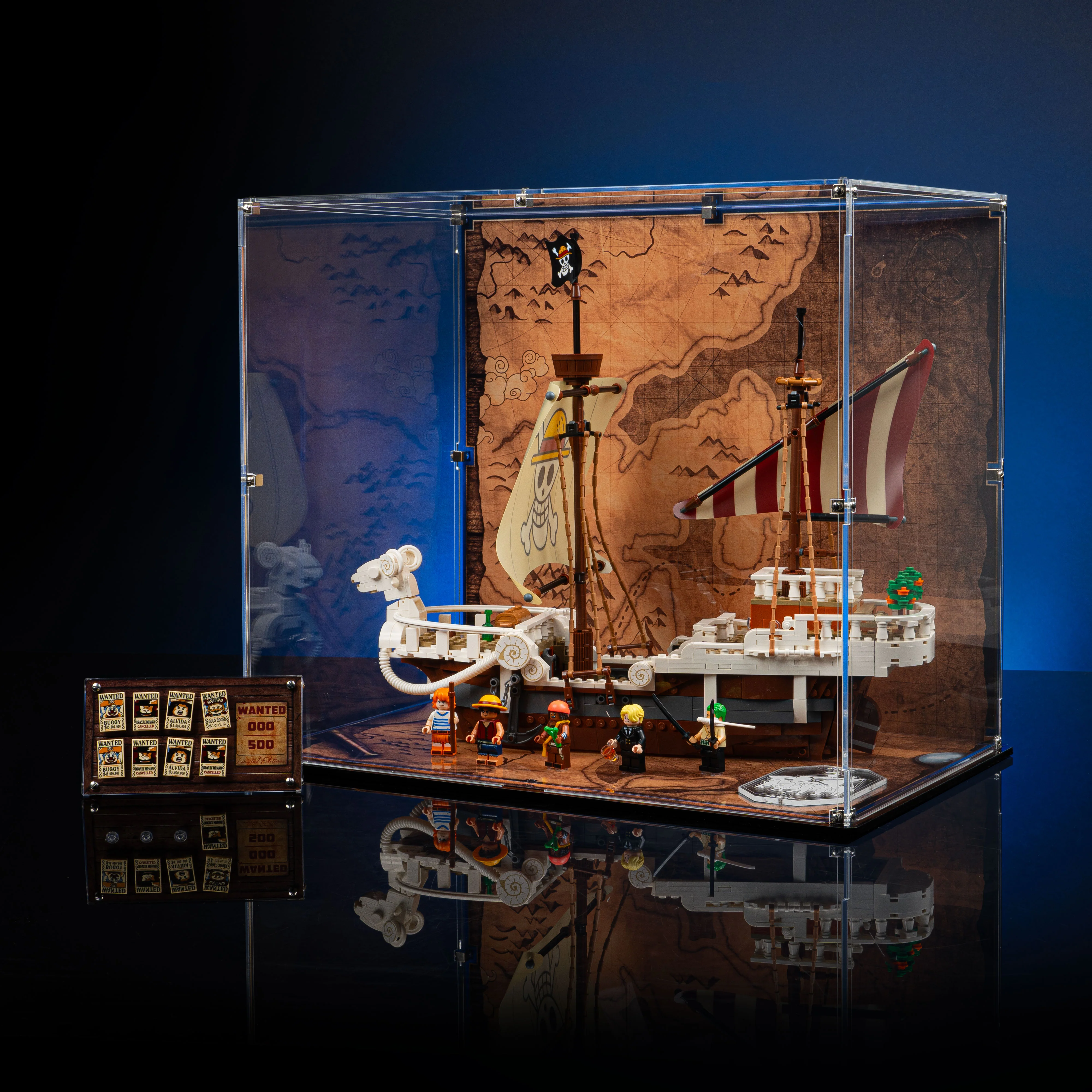 Limited Edition Display Case for LEGO® One Piece: The Going Merry Pirate Ship (75639) - Image 4
