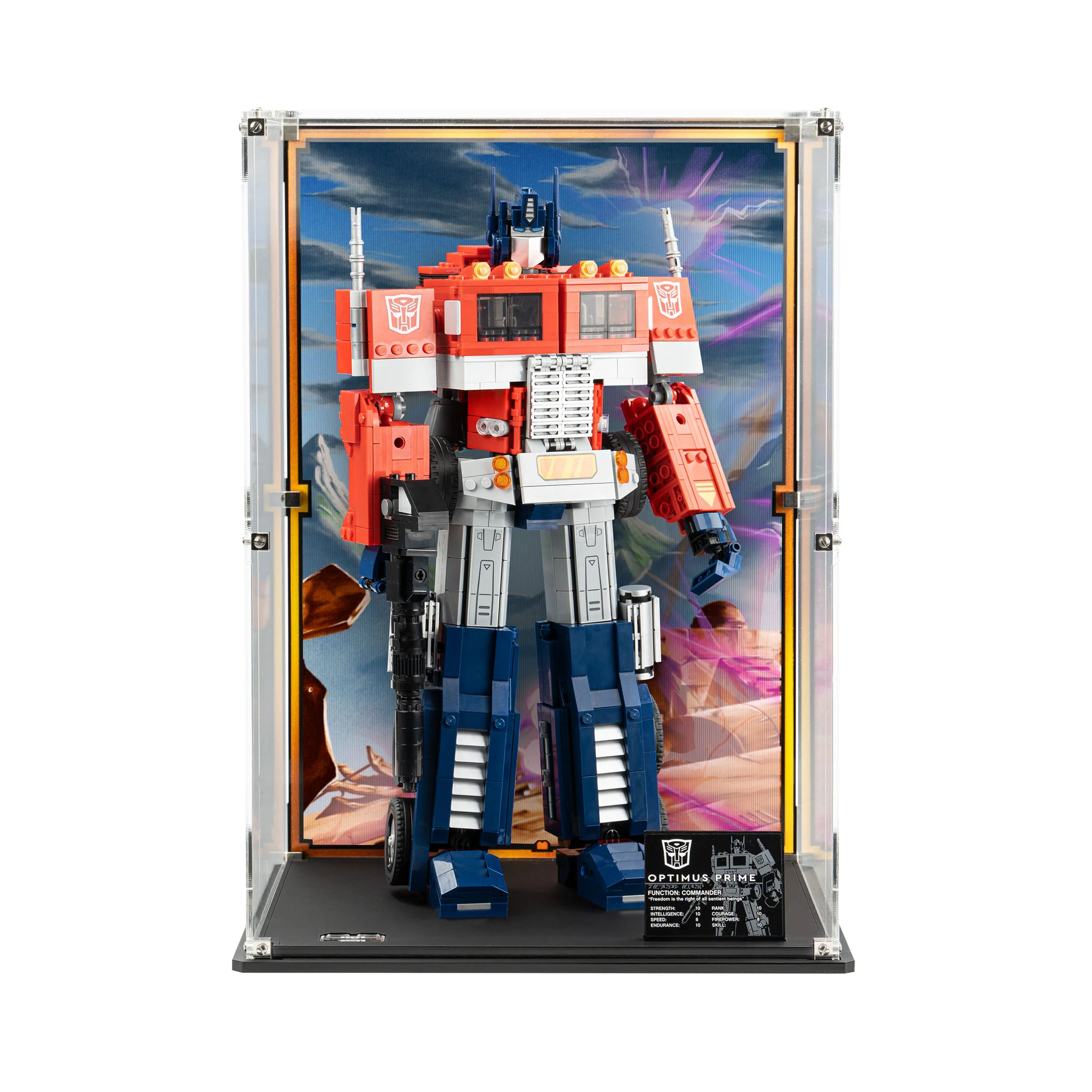 Limited Edition Display Cases for LEGO® Optimus Prime (10302) - Image 3
