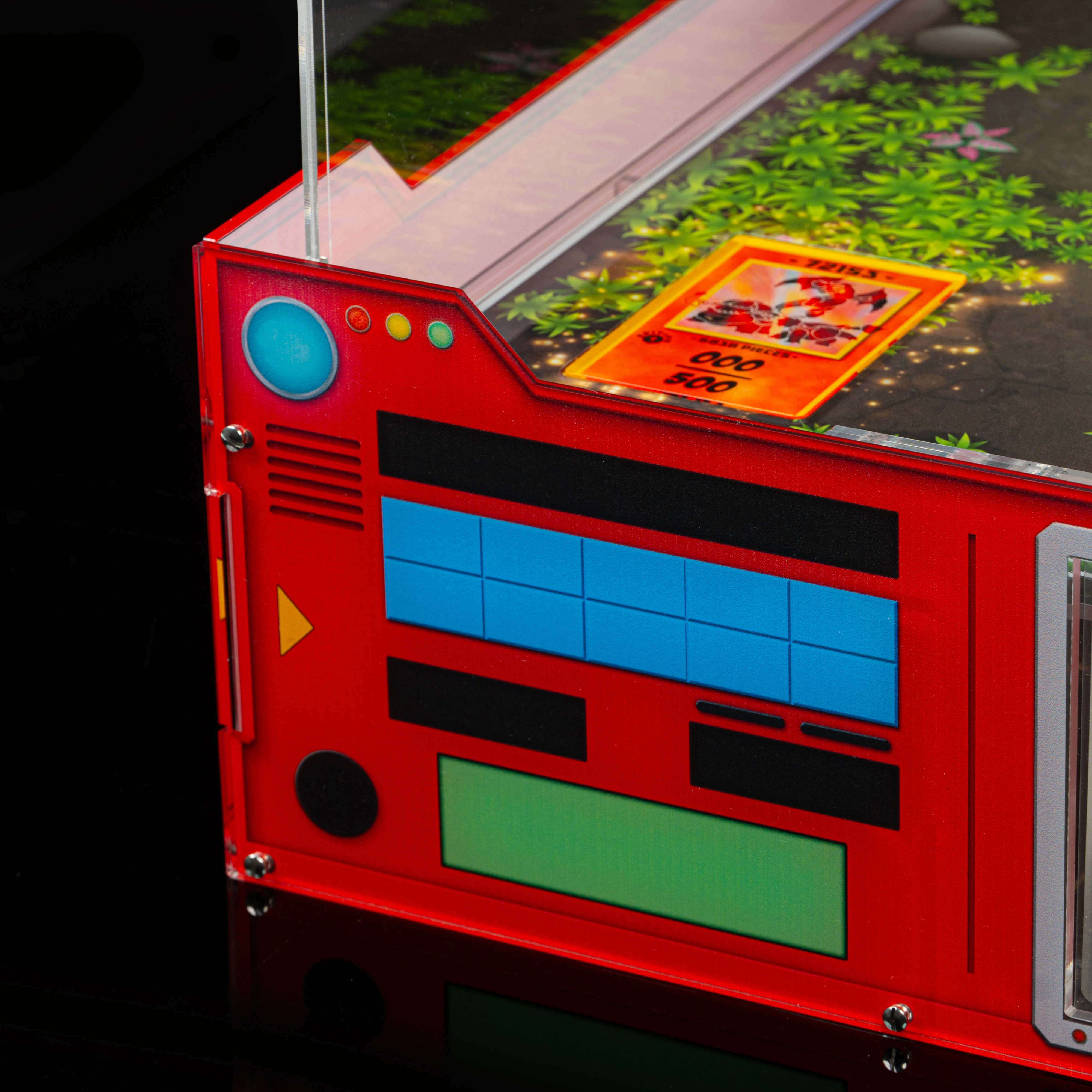 Limited Edition Display Case for LEGO® Pokémon™: Venusaur, Charizard and Blastoise (72153) with Trading Card Display - Image 12