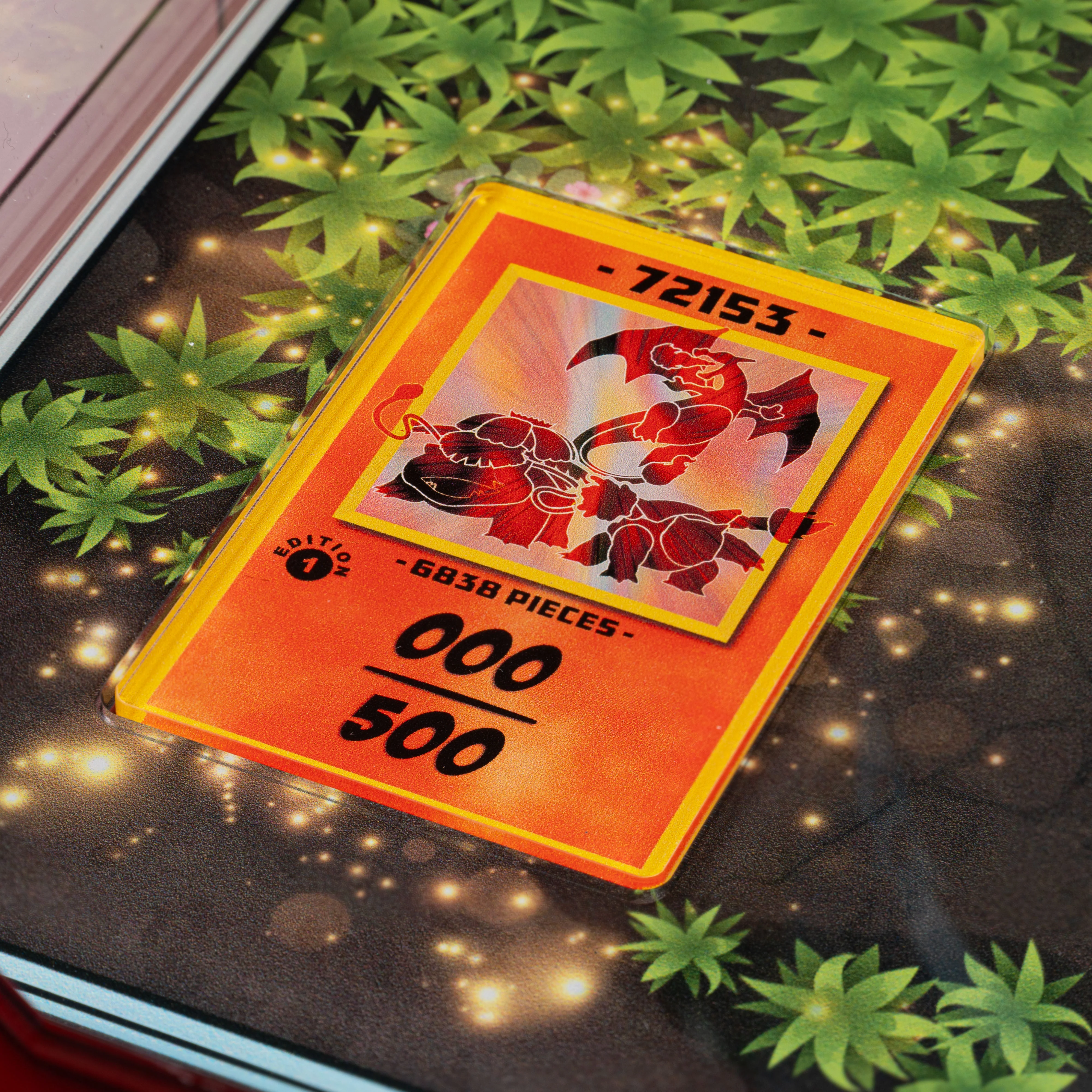 Limited Edition Display Case for LEGO® Pokémon™: Venusaur, Charizard and Blastoise (72153) with Trading Card Display - Image 19