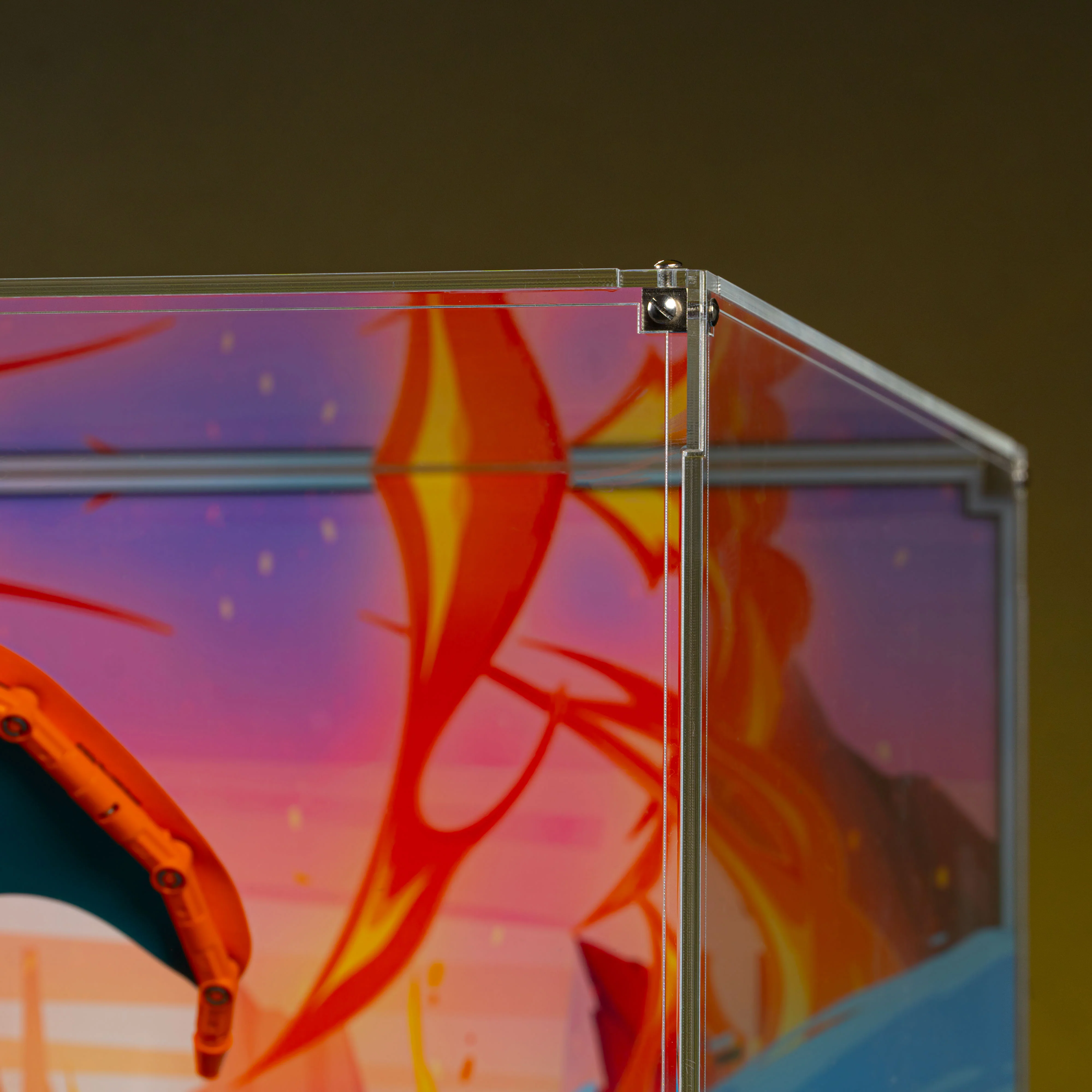 Limited Edition Display Case for LEGO® Pokémon™: Venusaur, Charizard and Blastoise (72153) with Trading Card Display - Image 17