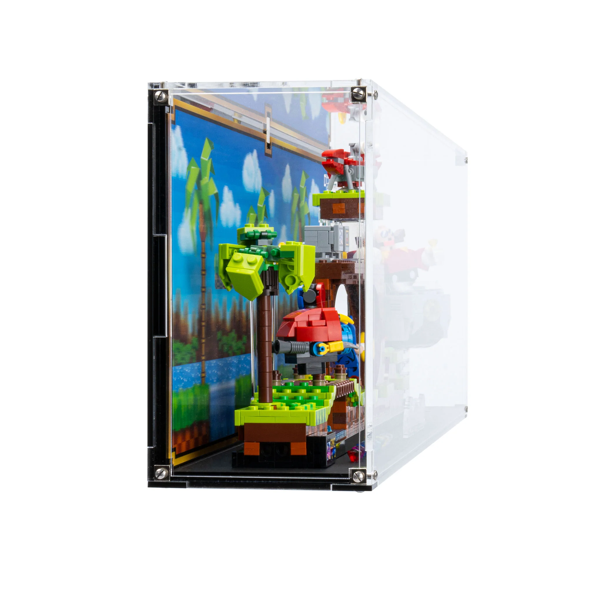 Limited Edition Wall Mounted Display Case for LEGO® IDEAS: Sonic the Hedgehog™ – Green Hill Zone (21331) - Image 5