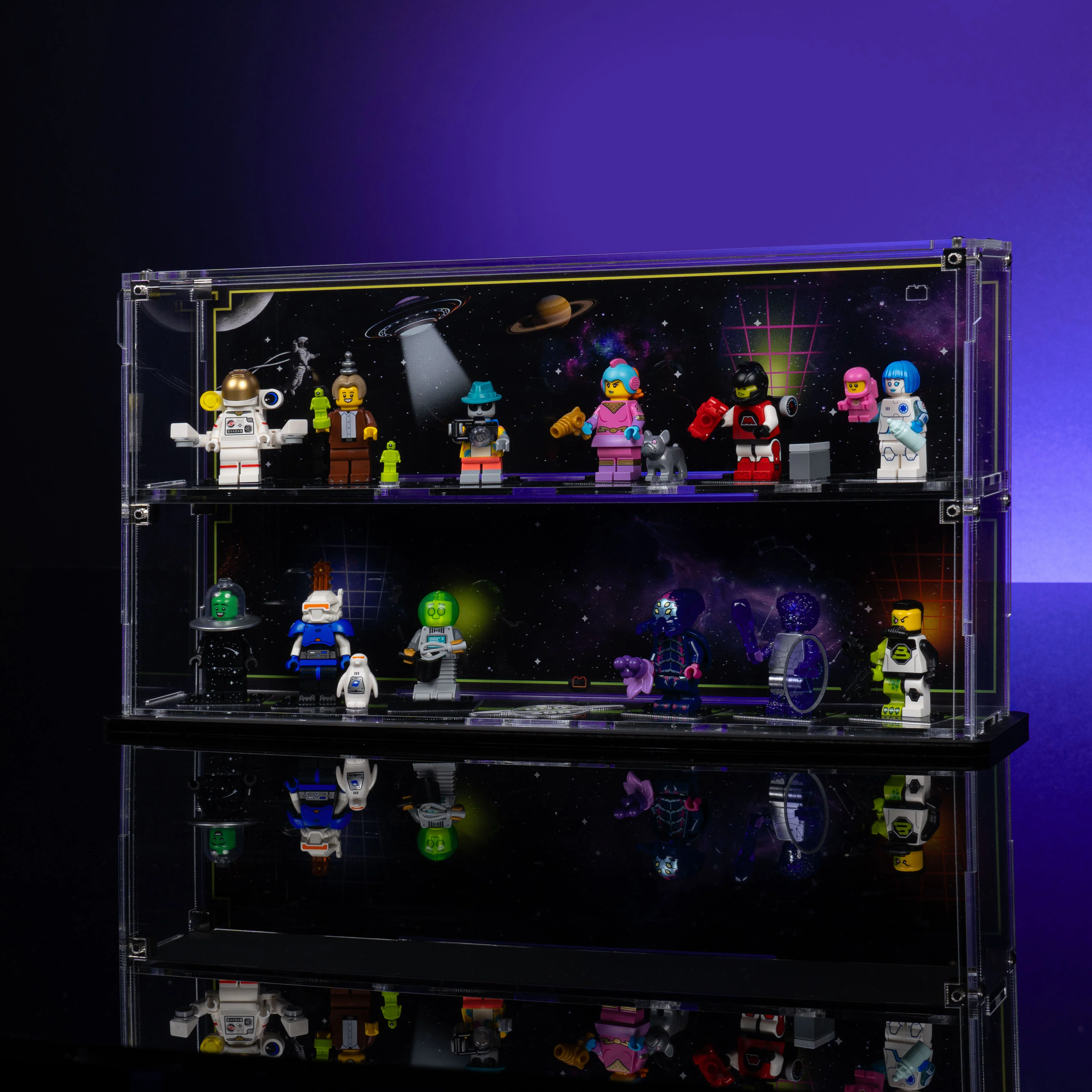Limited Edition Display Case for LEGO® Space Minifigures Series 26 (71046) - Image 3