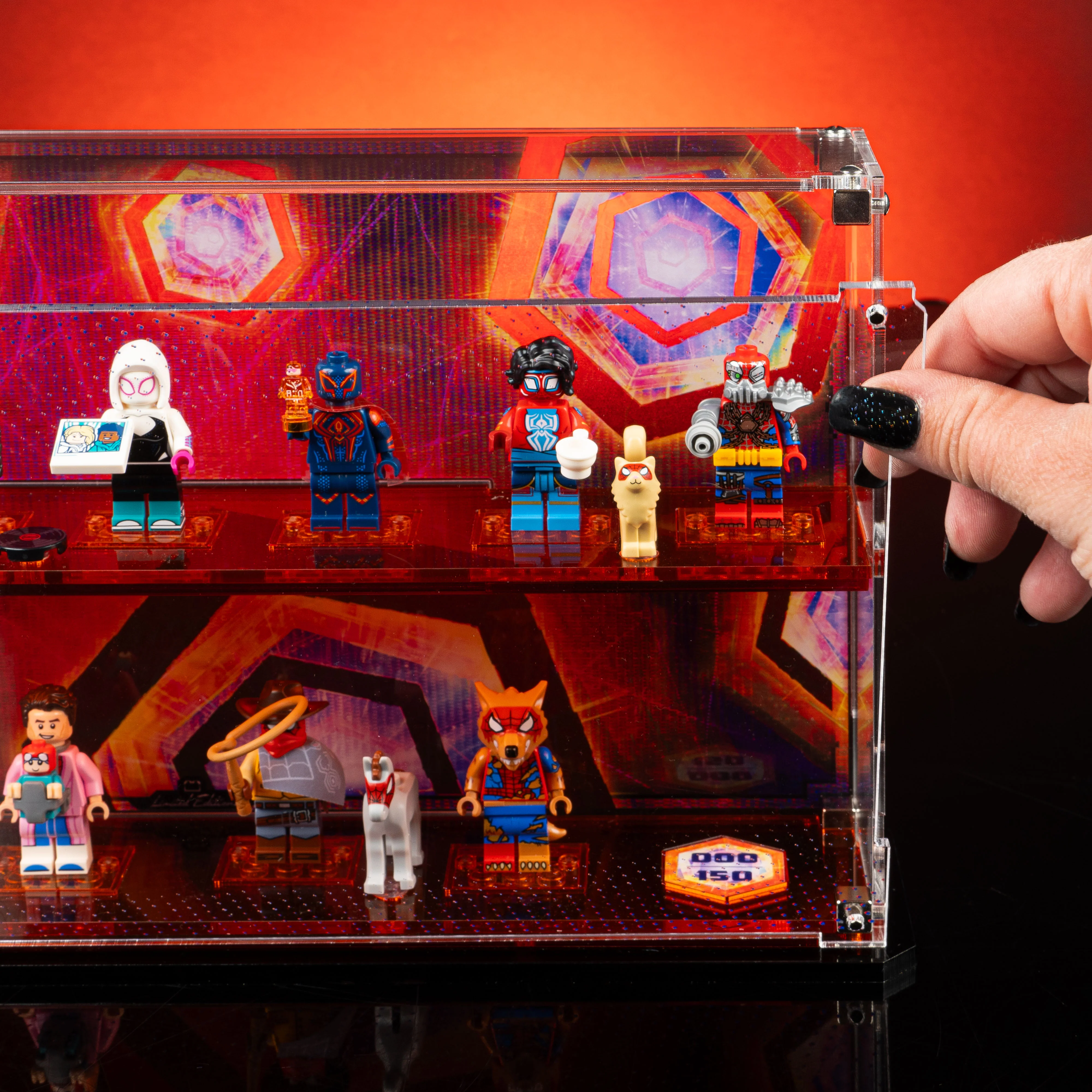 Limited Edition Display Case for LEGO® Spider-Man: Across the Spider-Verse Minifigures (71050) - Image 14