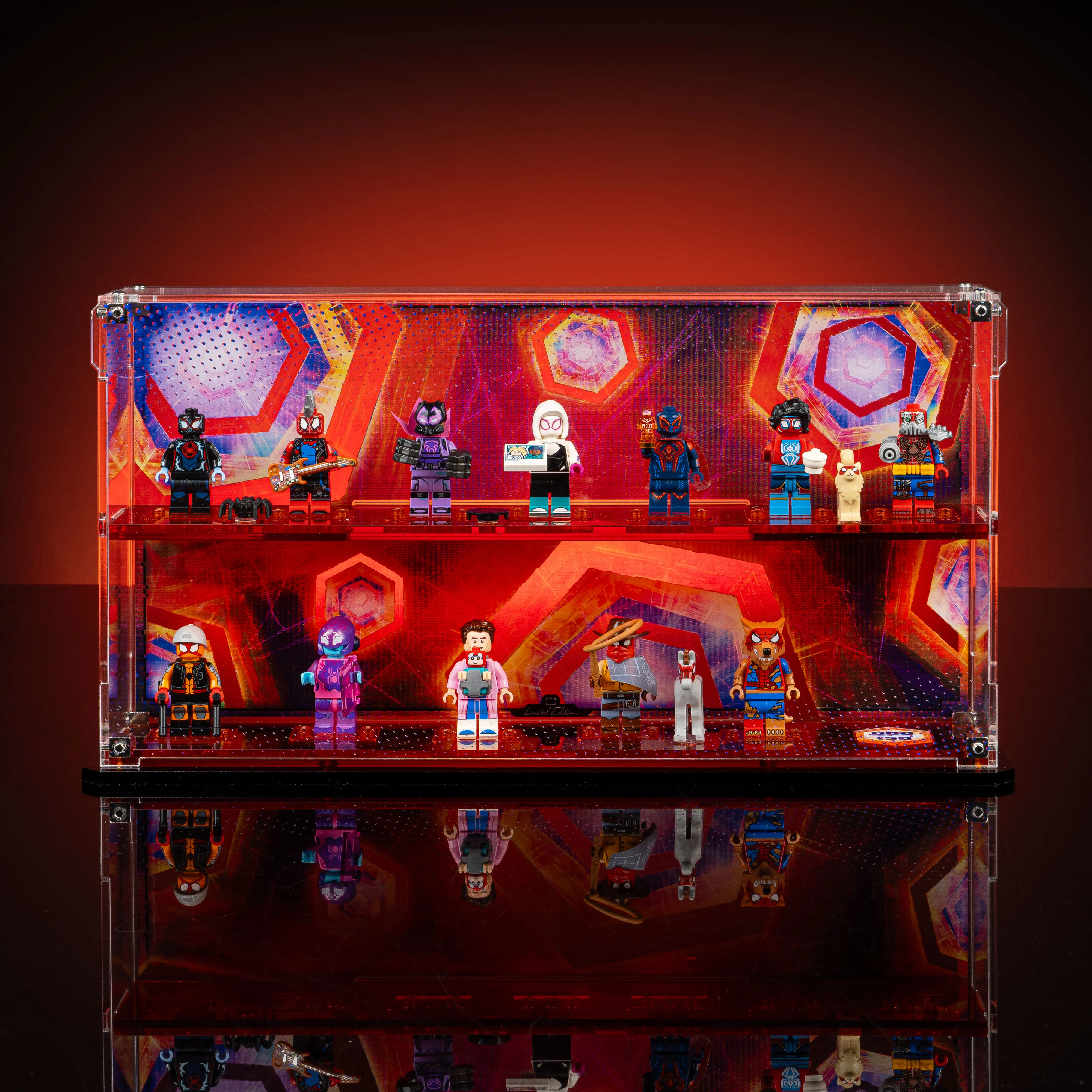 Limited Edition Display Case for LEGO® Spider-Man: Across the Spider-Verse Minifigures (71050) - Image 3