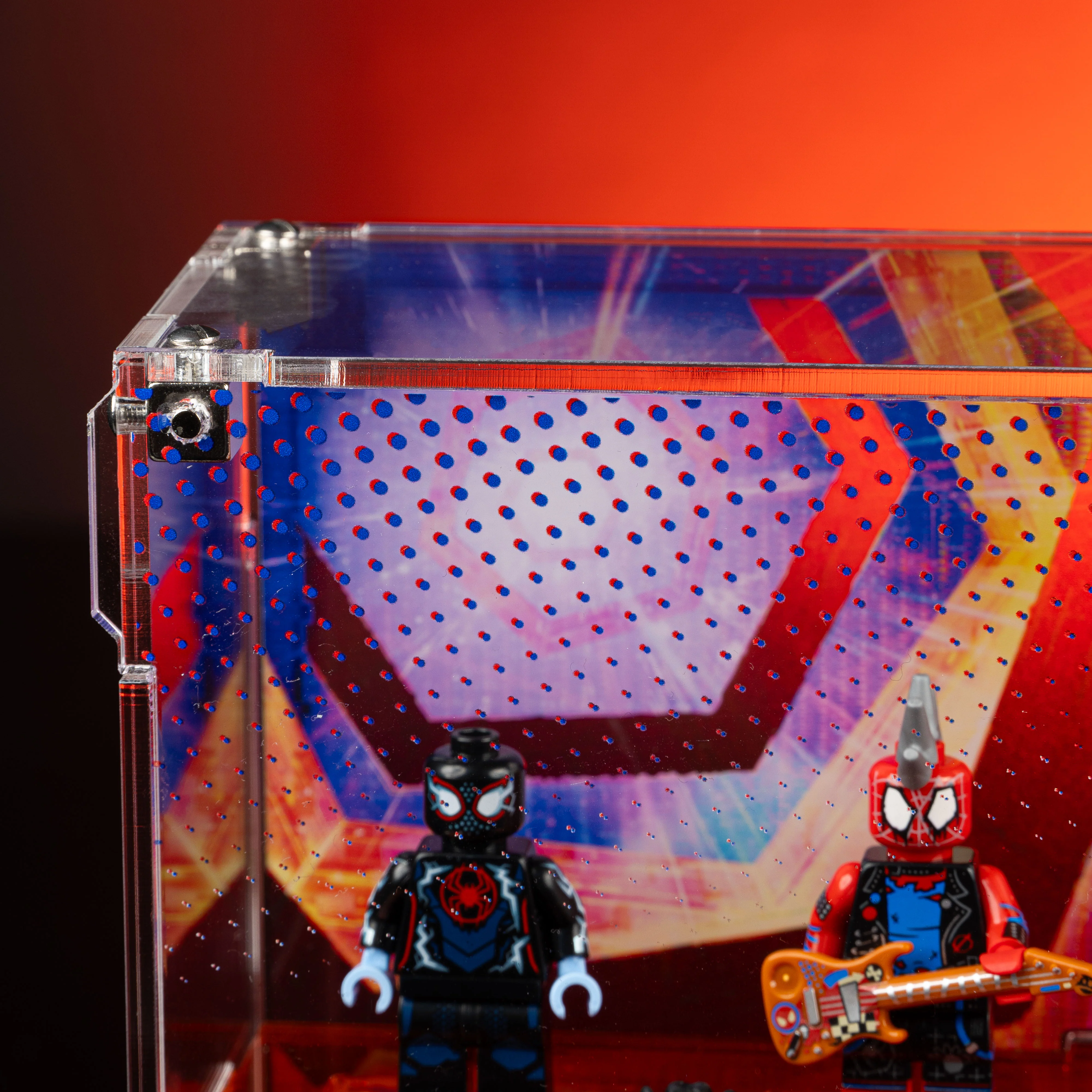 Limited Edition Display Case for LEGO® Spider-Man: Across the Spider-Verse Minifigures (71050) - Image 7