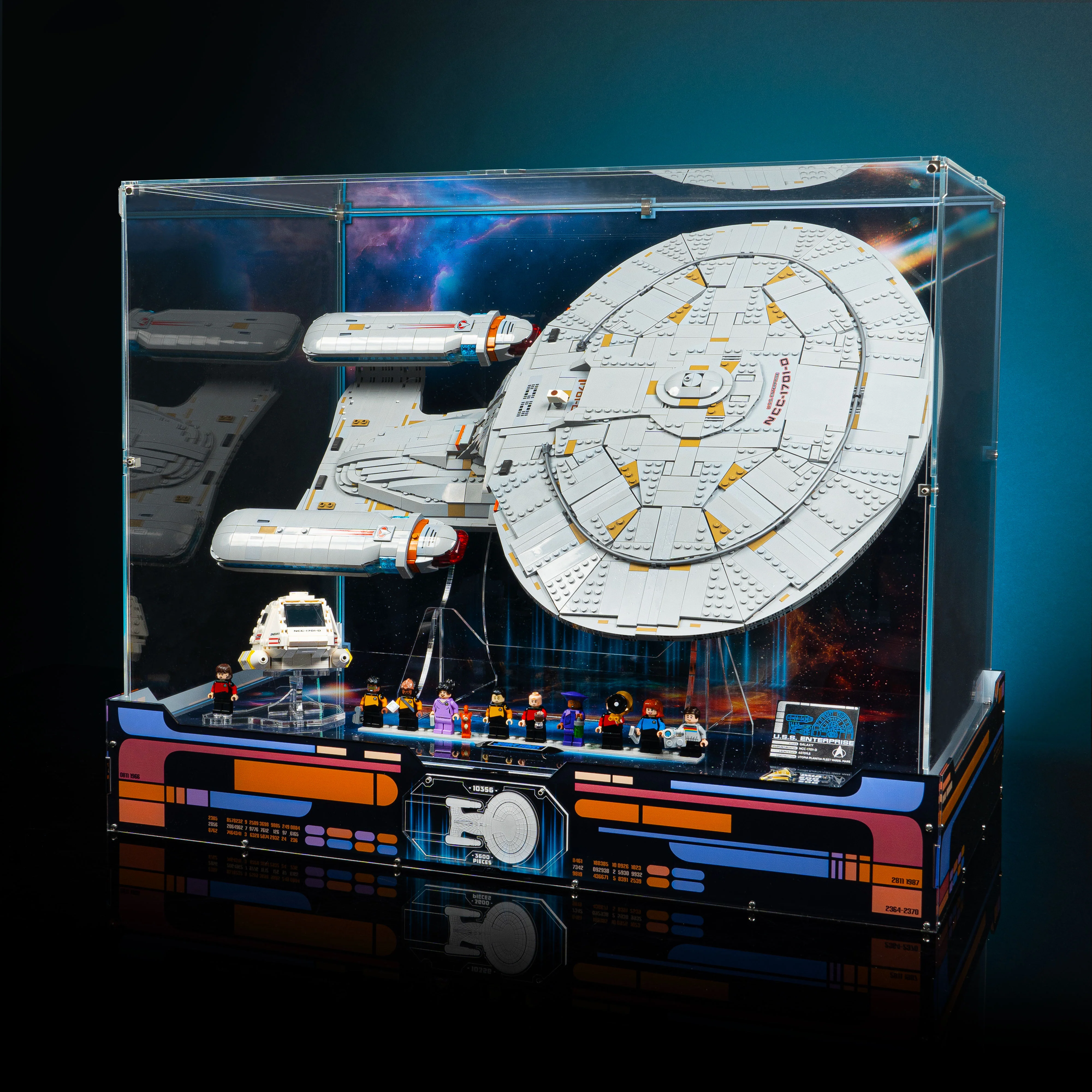 Limited Edition Display Case for LEGO® Star Trek: U.S.S. Enterprise NCC-1701-D™ (10356) - Image 4