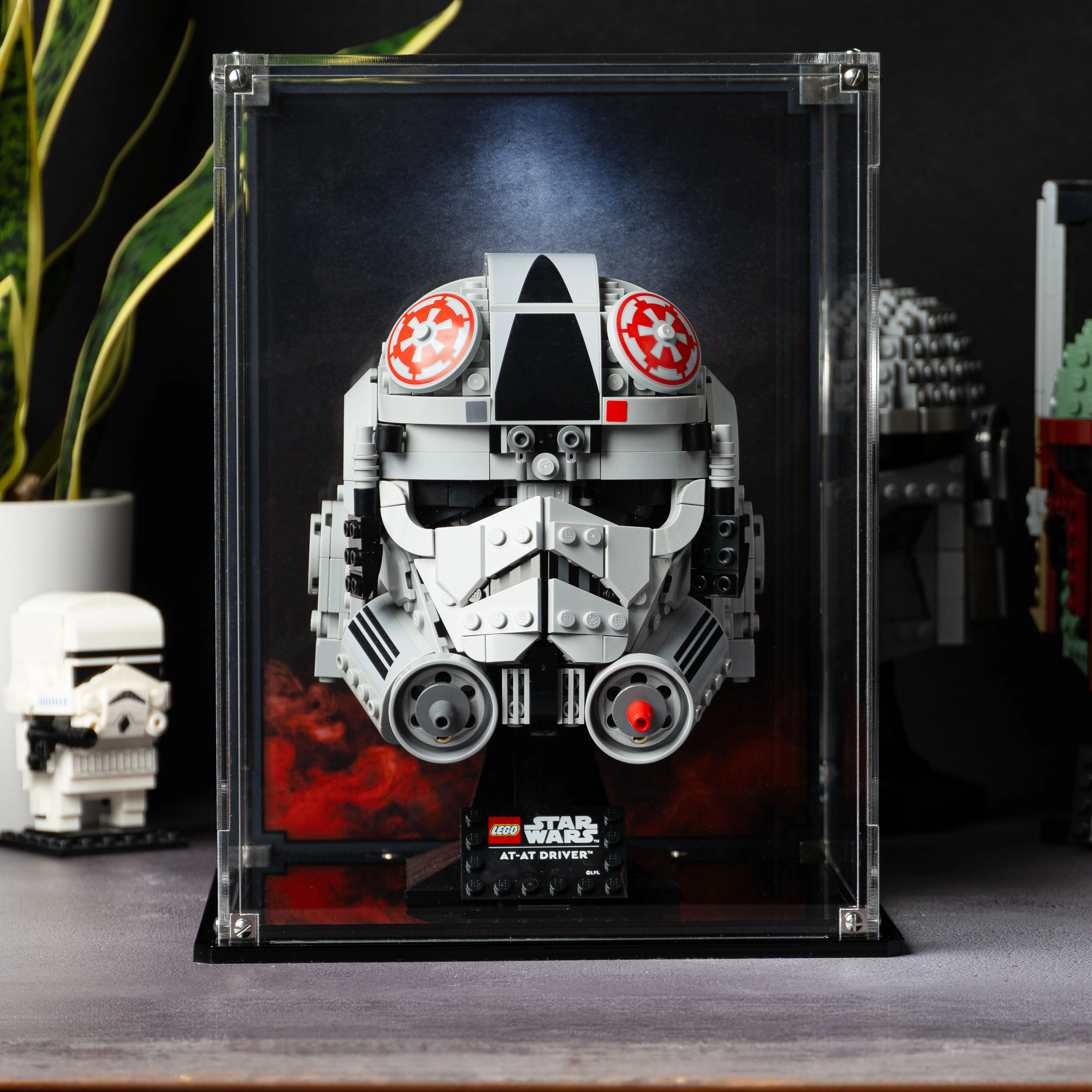 Display Case for LEGO® Star Wars: AT-AT Driver Helmet (75429) - Image 5