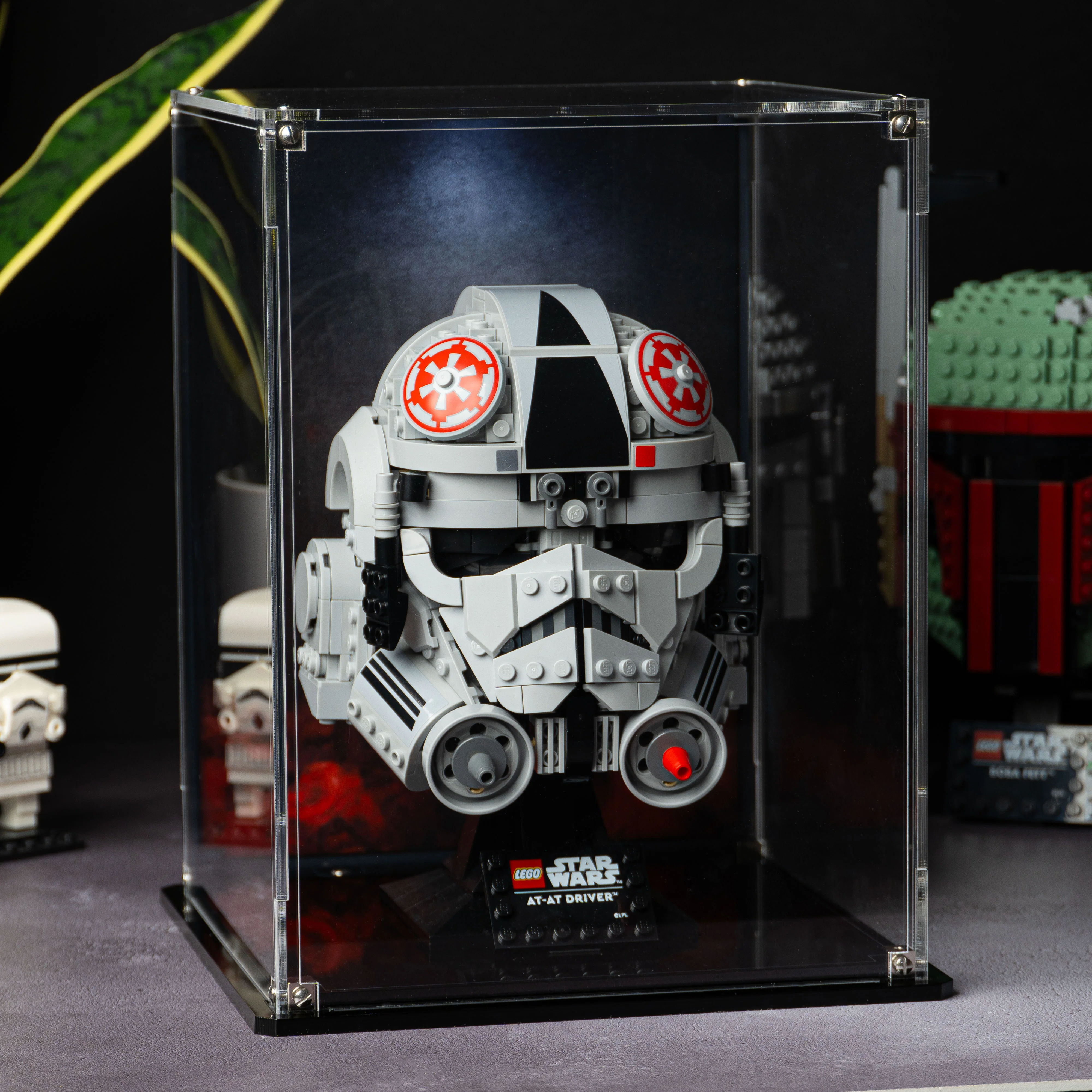 Display Case for LEGO® Star Wars: AT-AT Driver Helmet (75429) - Image 6