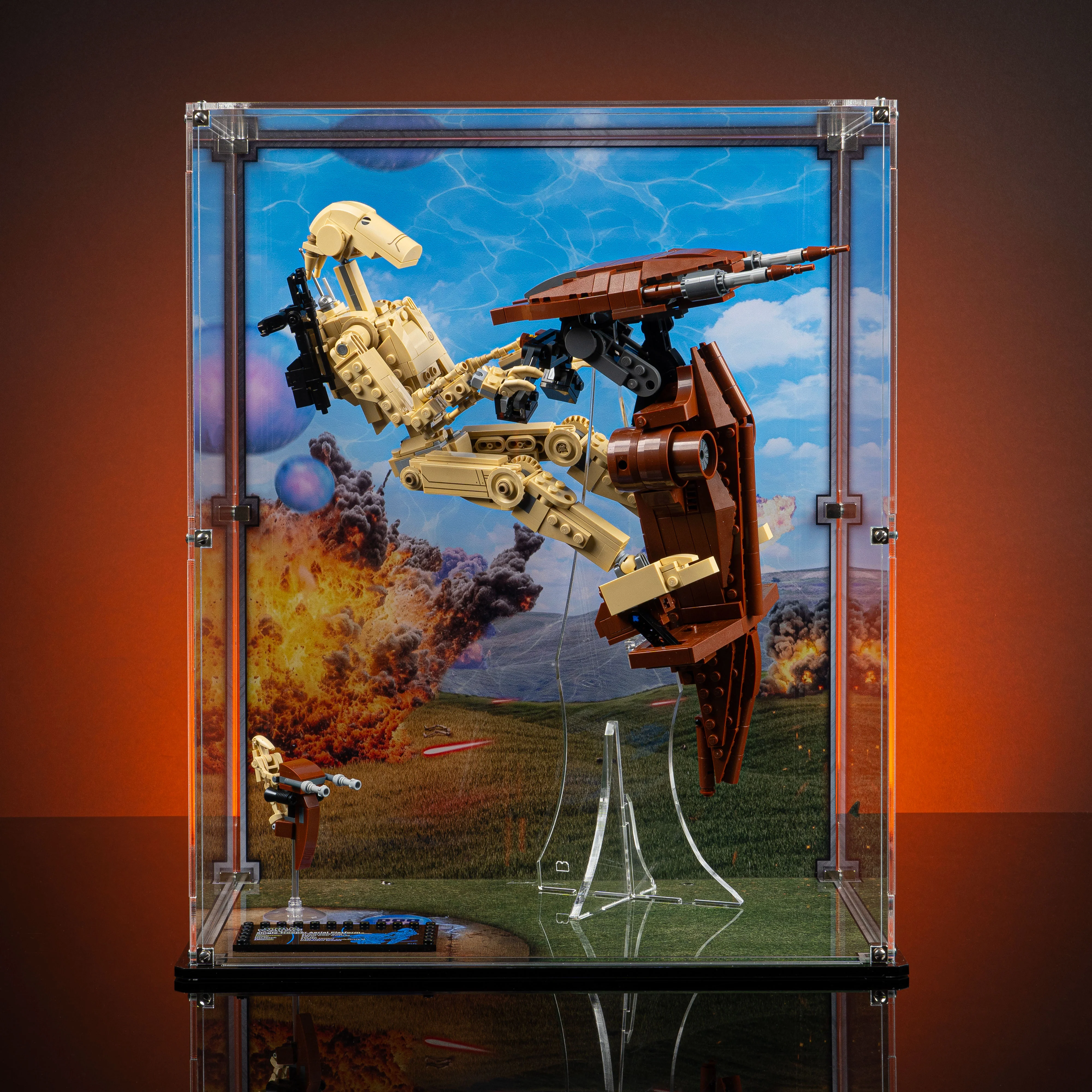 Limited Edition Display Case for LEGO® Star Wars™ Battle Droid with STAP (75428) - Image 5