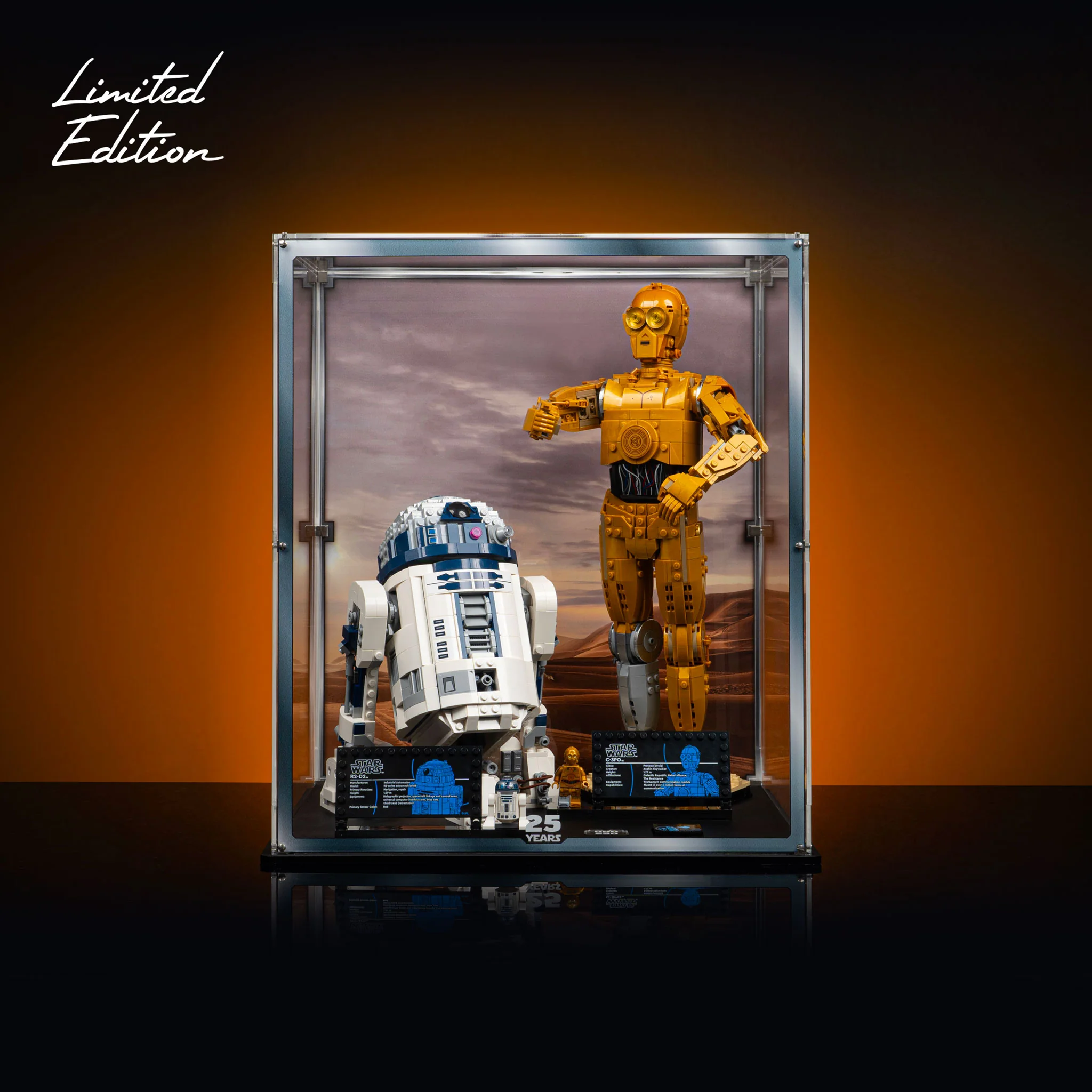 Limited Edition Display Case for LEGO® Star Wars™ C-3PO and R2-D2 (75398, 75379) - Image 2