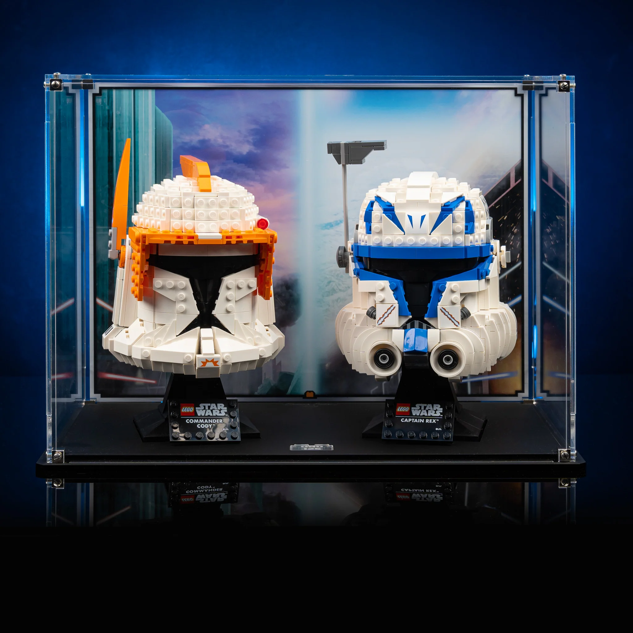 Limited Edition Display Case for LEGO® Star Wars Commander Cody and Captain Rex Helmets (75349 & 75350) - Image 13