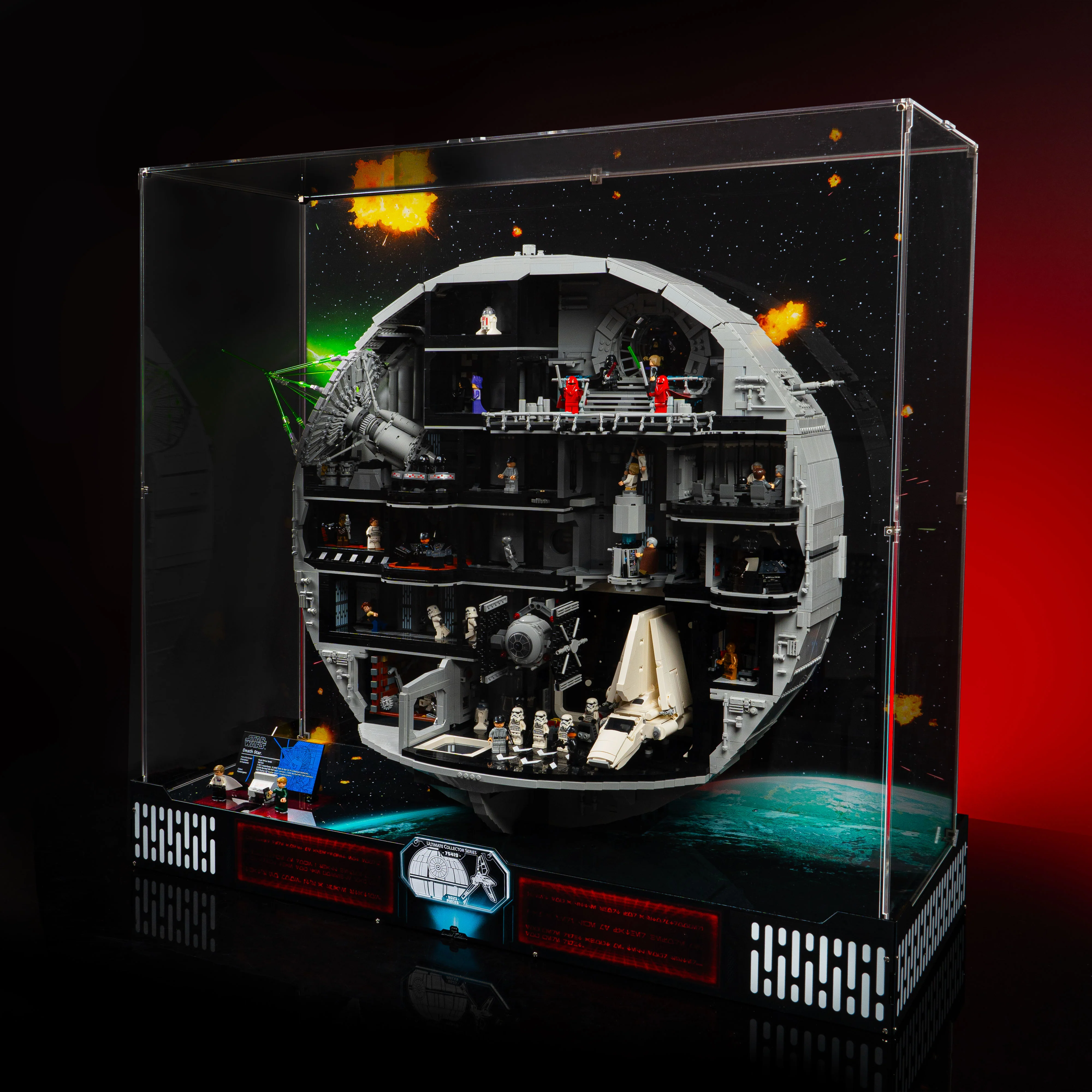 Limited Edition Display Case for LEGO® Star Wars™ Death Star™ (75419) - Image 3