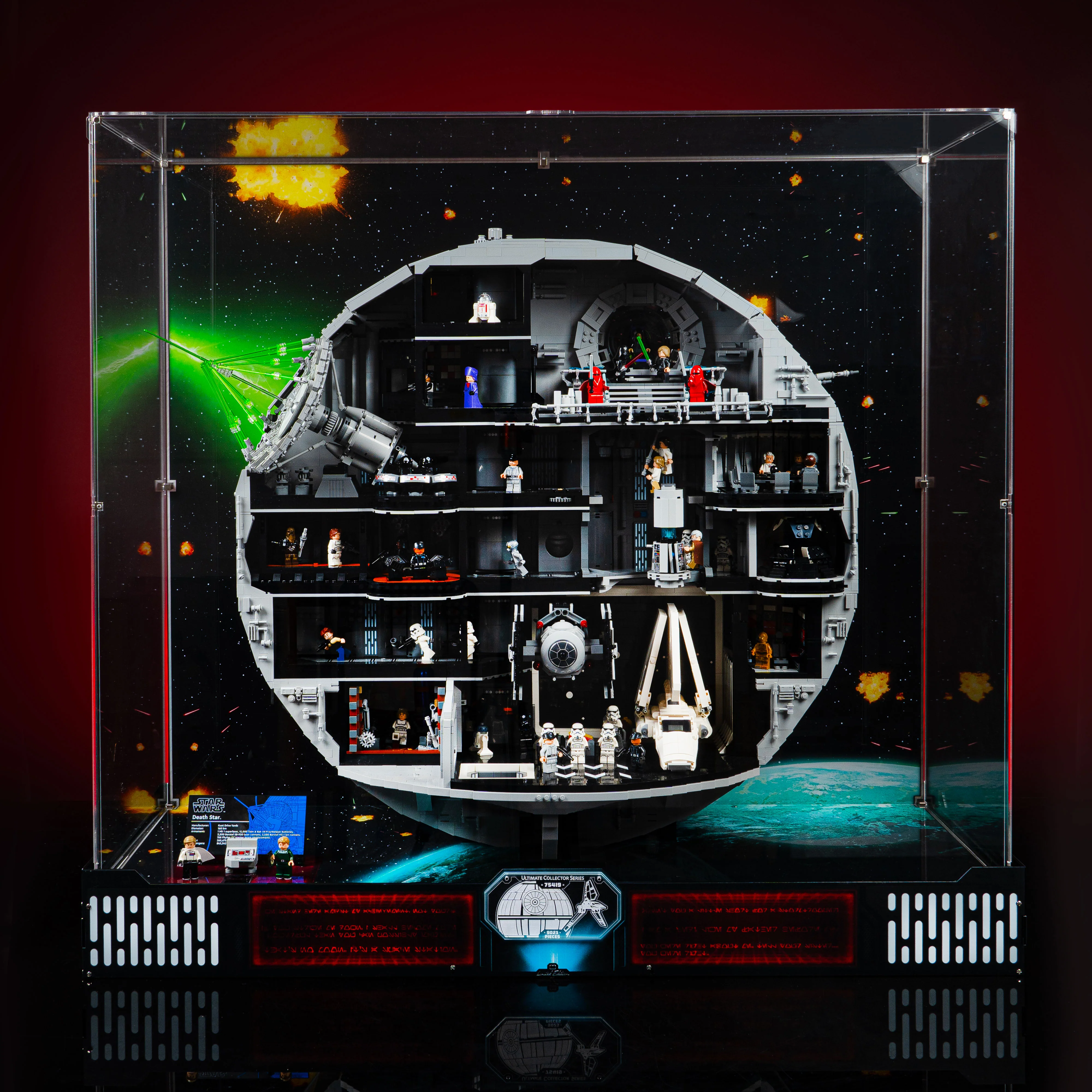 Limited Edition Display Case for LEGO® Star Wars™ Death Star™ (75419) - Image 4