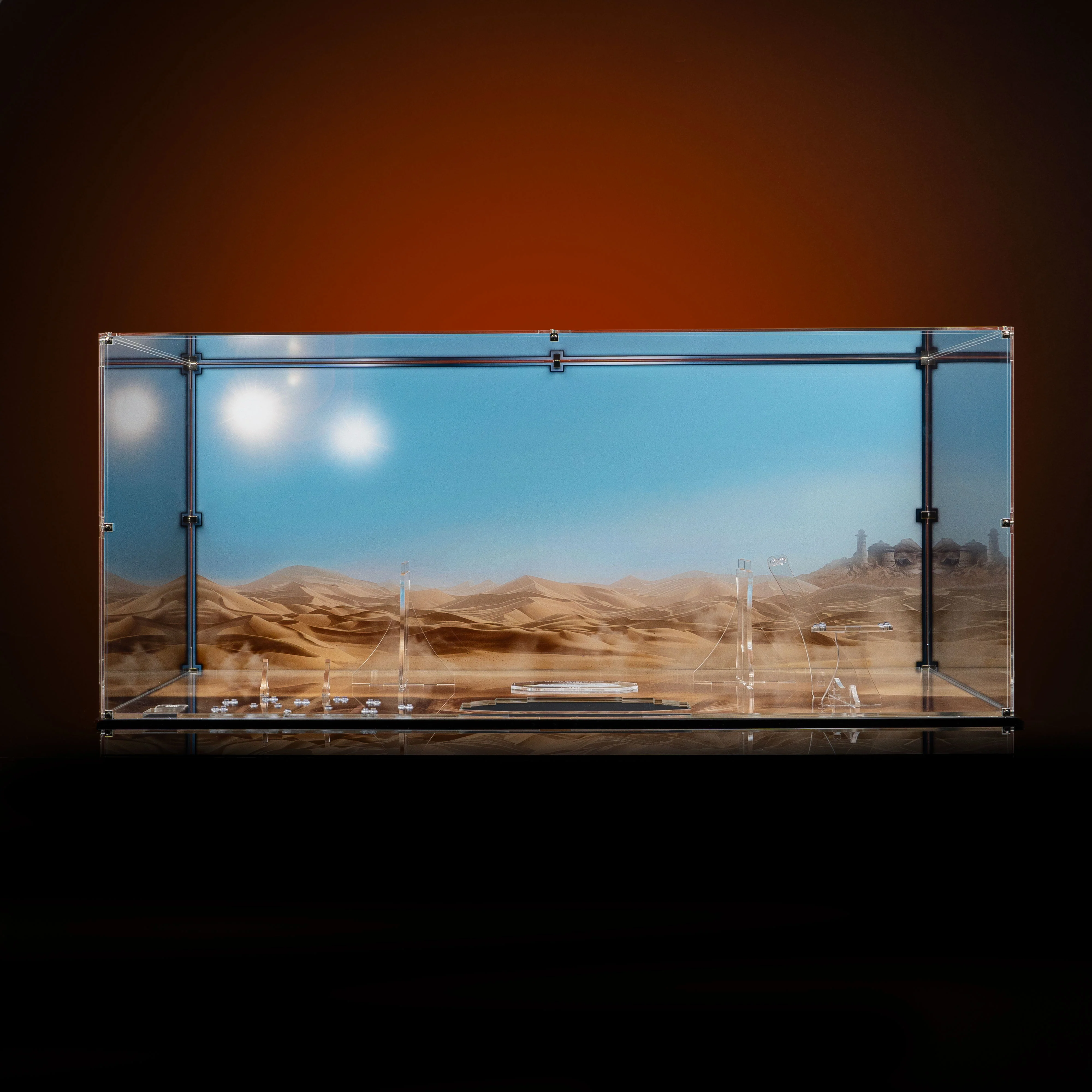 Limited Edition Display Case for LEGO® Star Wars™ UCS Jabba’s Sail Barge and LEGO® Star Wars™ Desert Skiff and Sarlacc Pit (75396, 75397) - Image 3