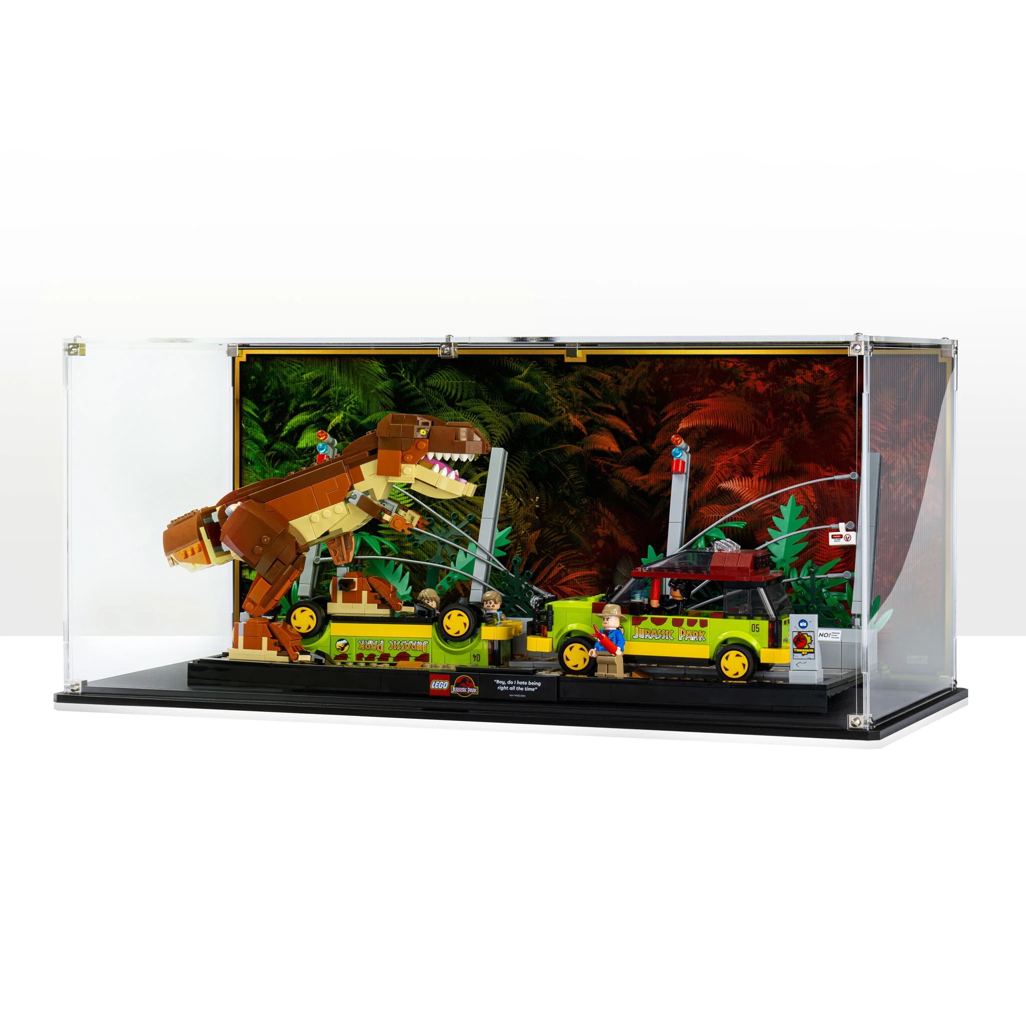 Limited Edition Display Case for LEGO® T. rex Breakout (76956) - Image 2