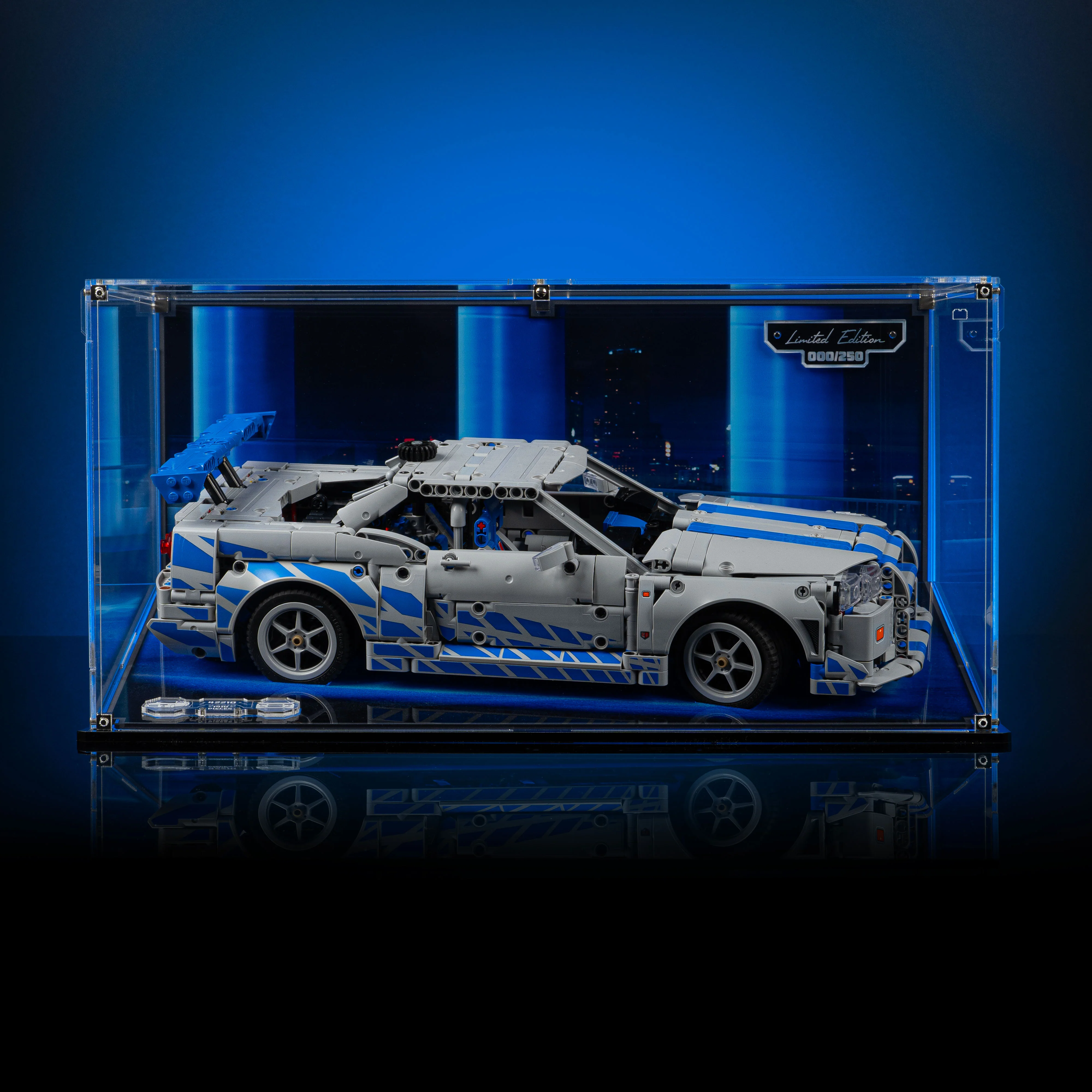 Limited Edition Display Case for LEGO® Technic: 2 Fast 2 Furious Nissan Skyline GT-R (R34) Car (42210) - Image 13