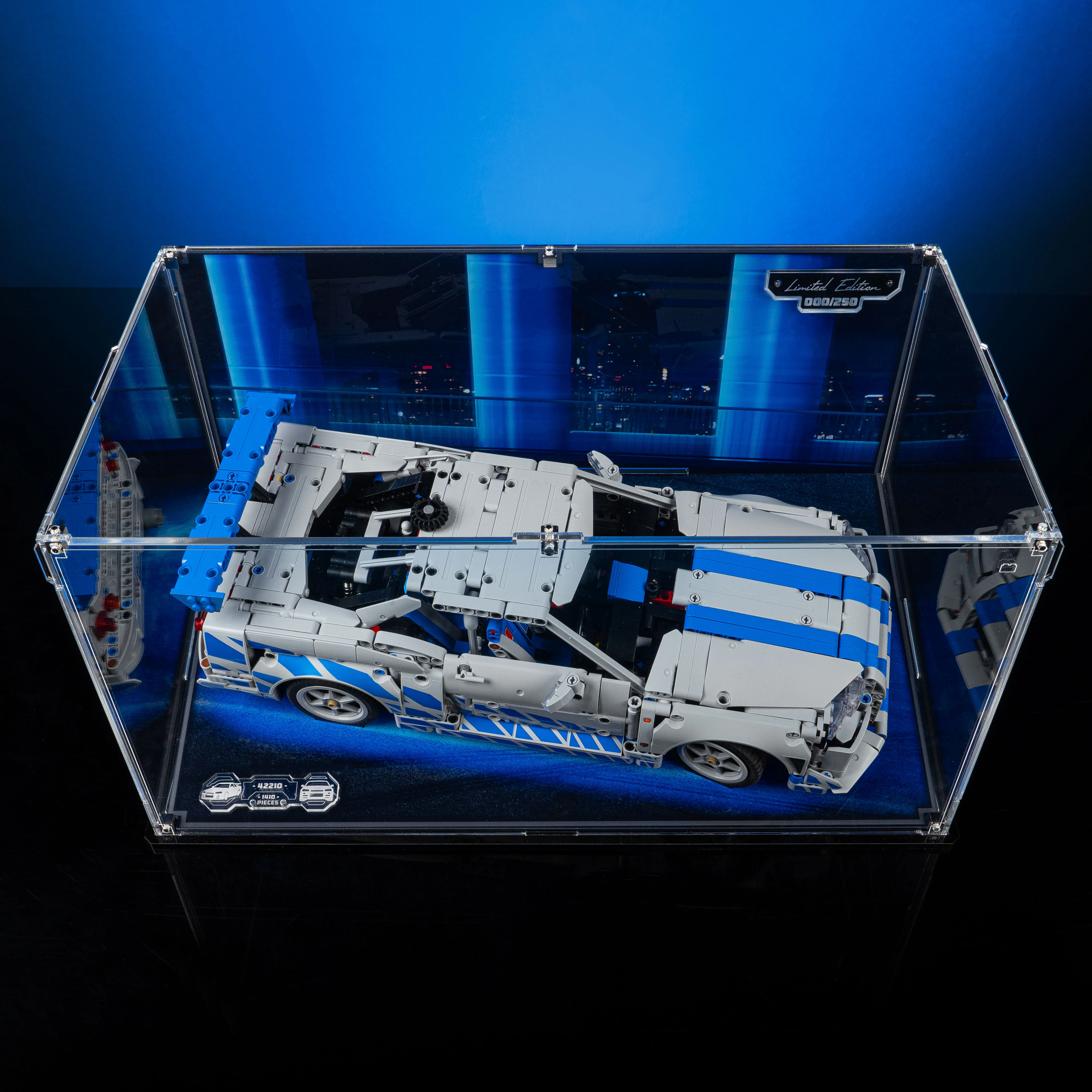 Limited Edition Display Case for LEGO® Technic: 2 Fast 2 Furious Nissan Skyline GT-R (R34) Car (42210) - Image 16