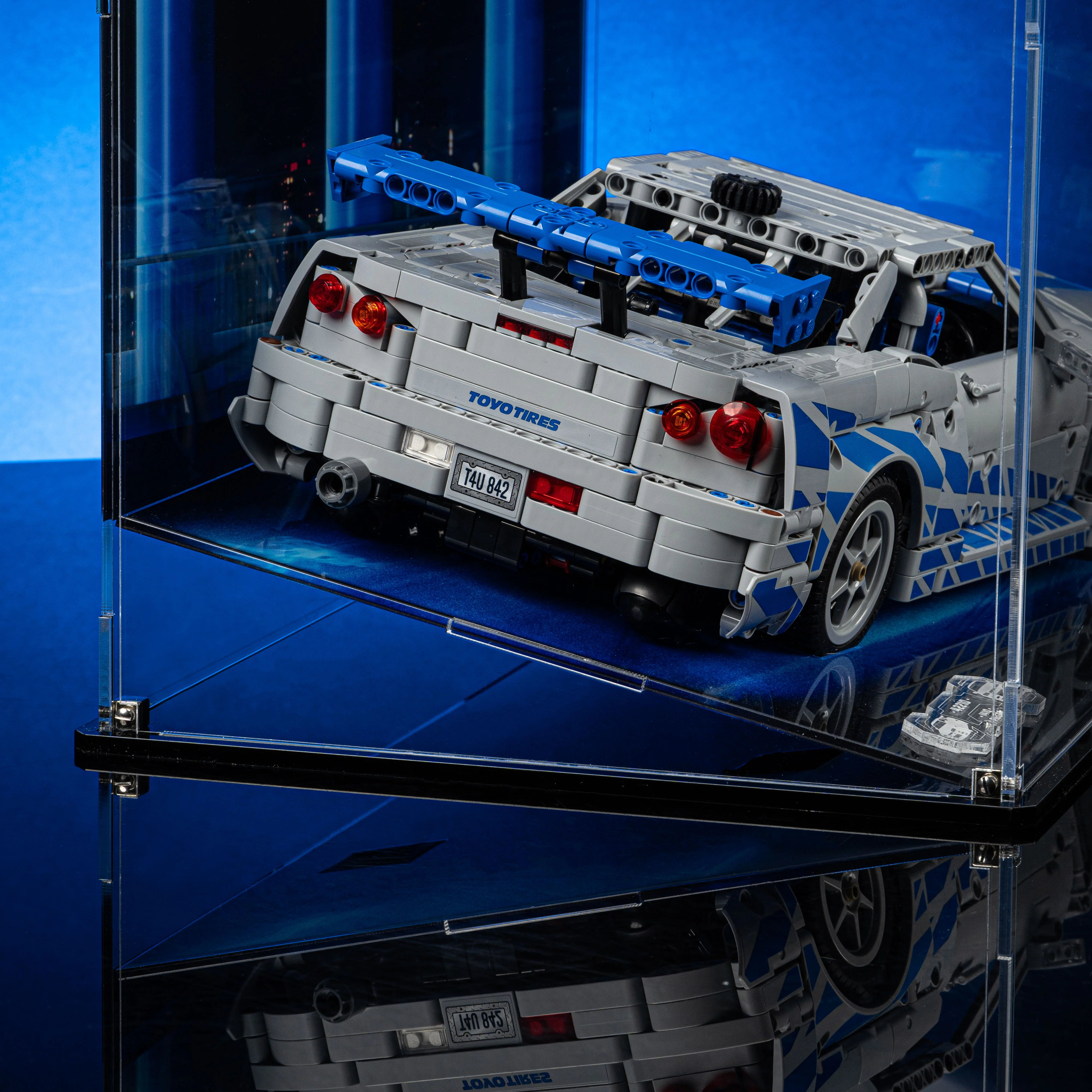 Limited Edition Display Case for LEGO® Technic: 2 Fast 2 Furious Nissan Skyline GT-R (R34) Car (42210) - Image 4
