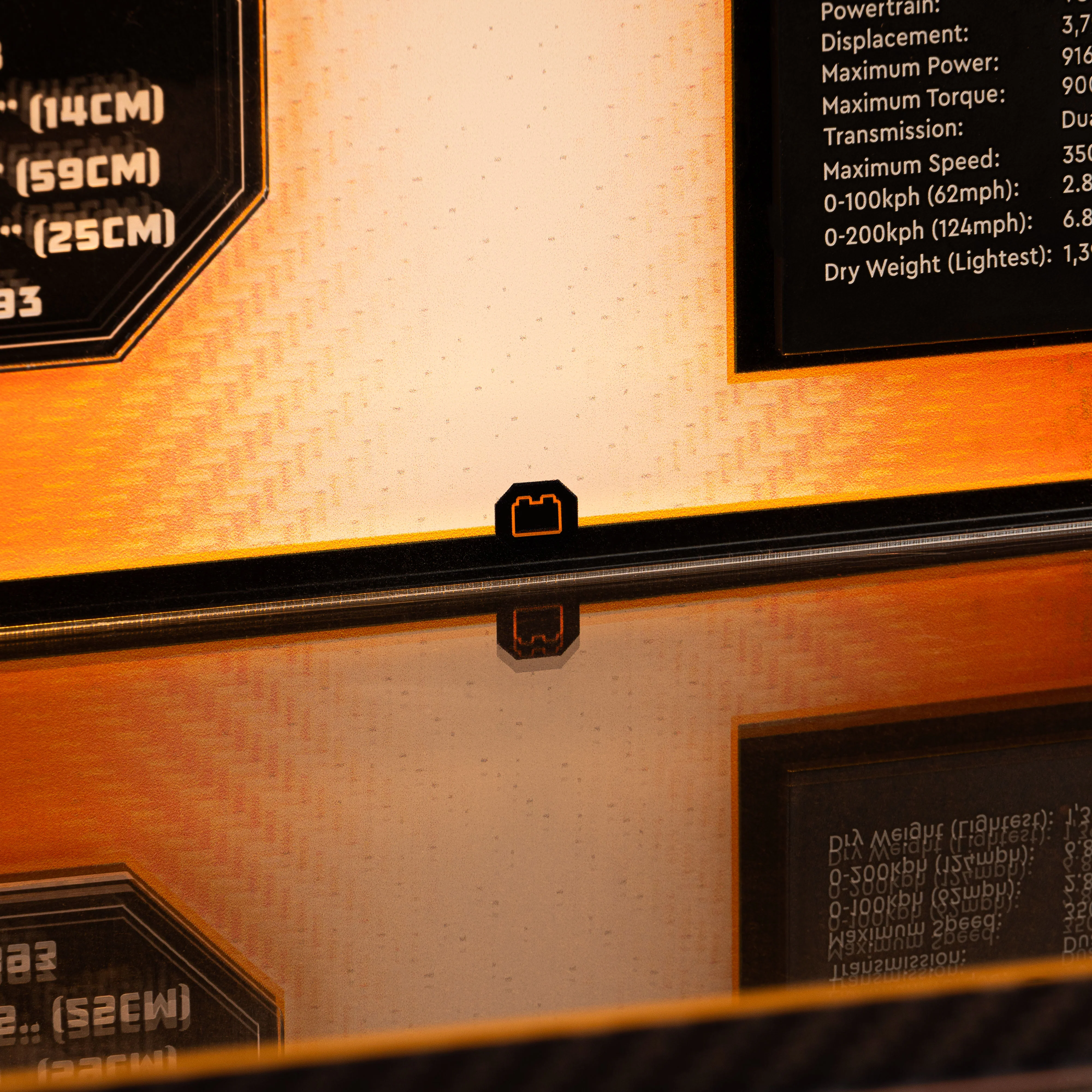 Limited Edition Wall Mounted Display Case for LEGO® Technic™ McLaren P1™ (42172) - Image 11