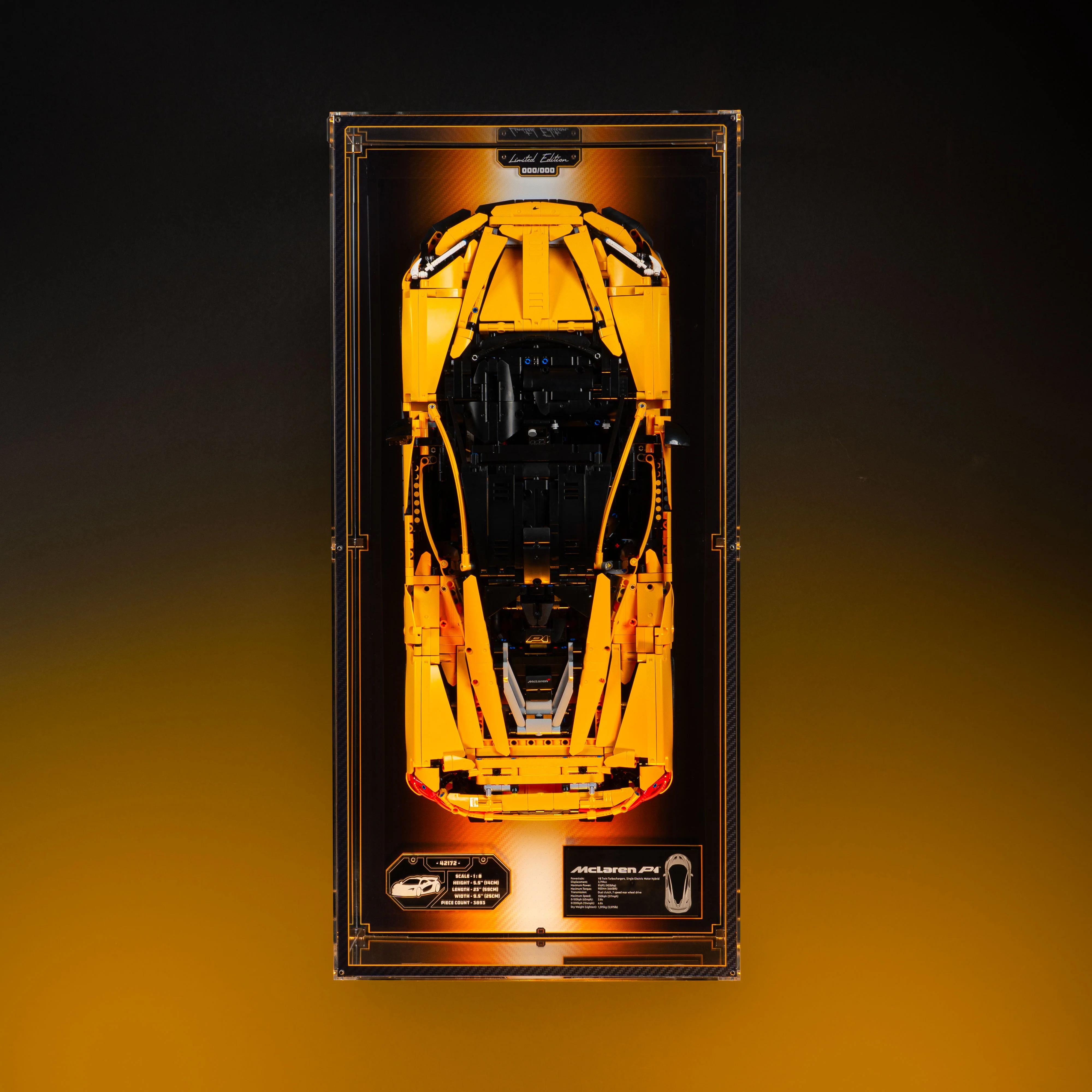 Limited Edition Wall Mounted Display Case for LEGO® Technic™ McLaren P1™ (42172) - Image 5