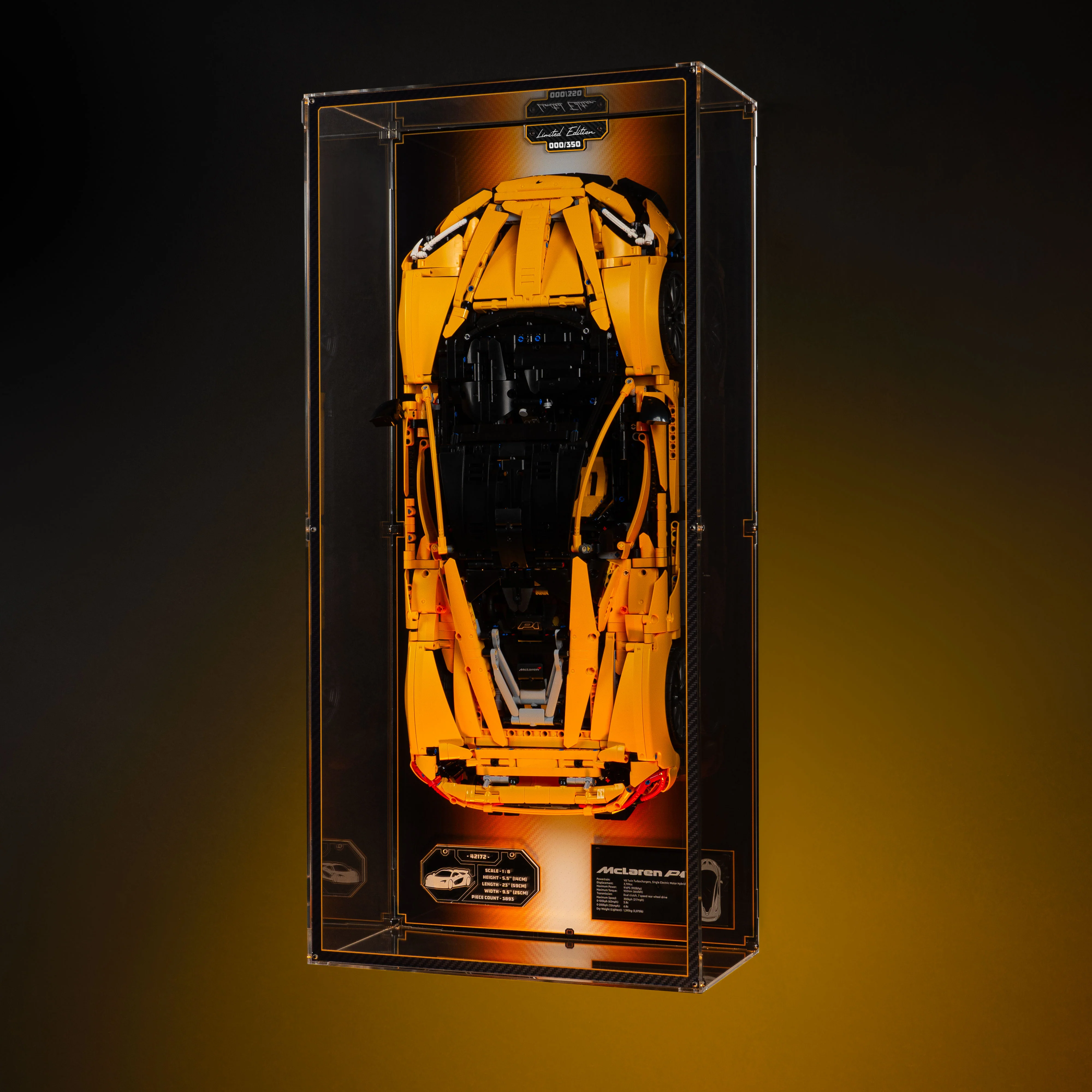 Limited Edition Wall Mounted Display Case for LEGO® Technic™ McLaren P1™ (42172) - Image 6