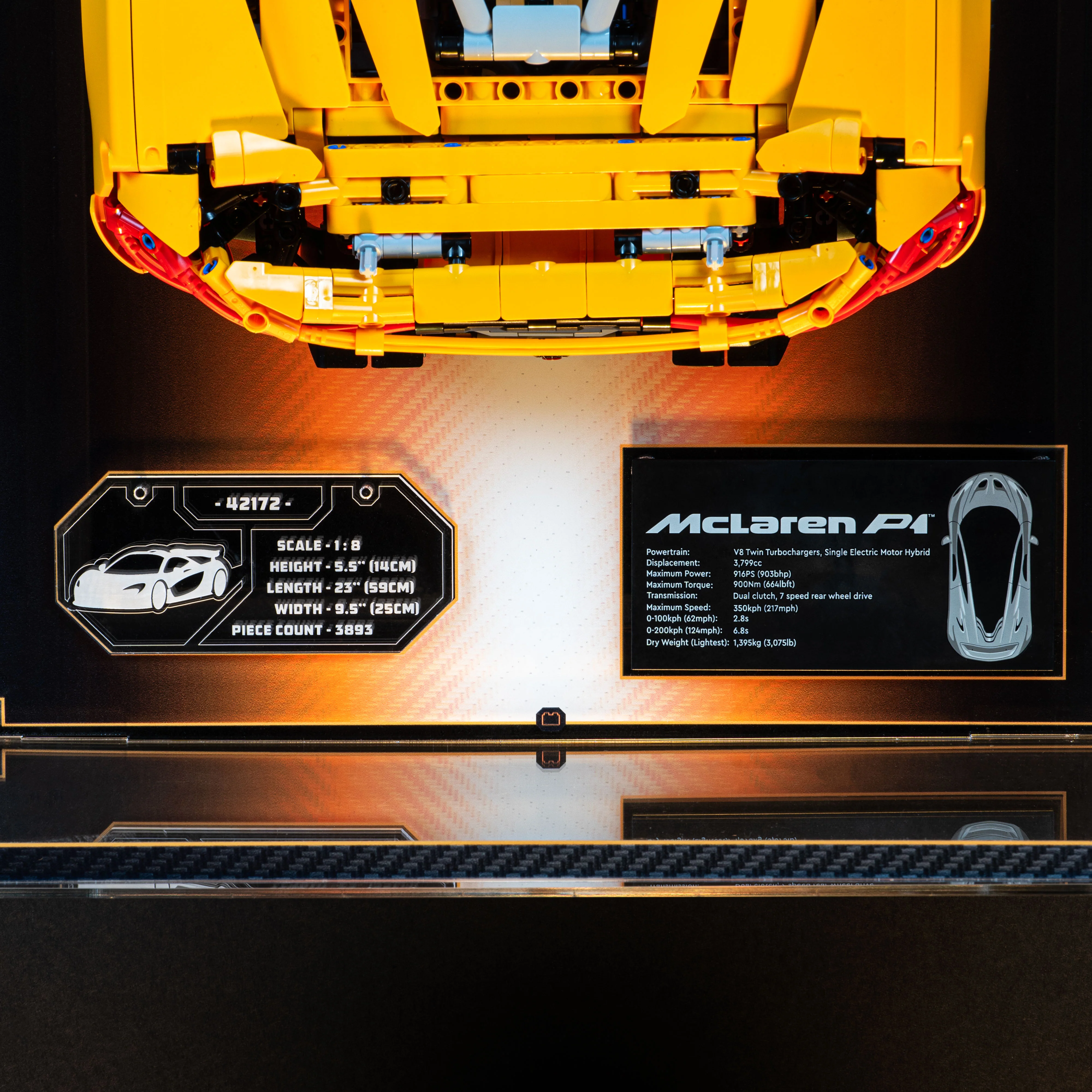 Limited Edition Wall Mounted Display Case for LEGO® Technic™ McLaren P1™ (42172) - Image 8