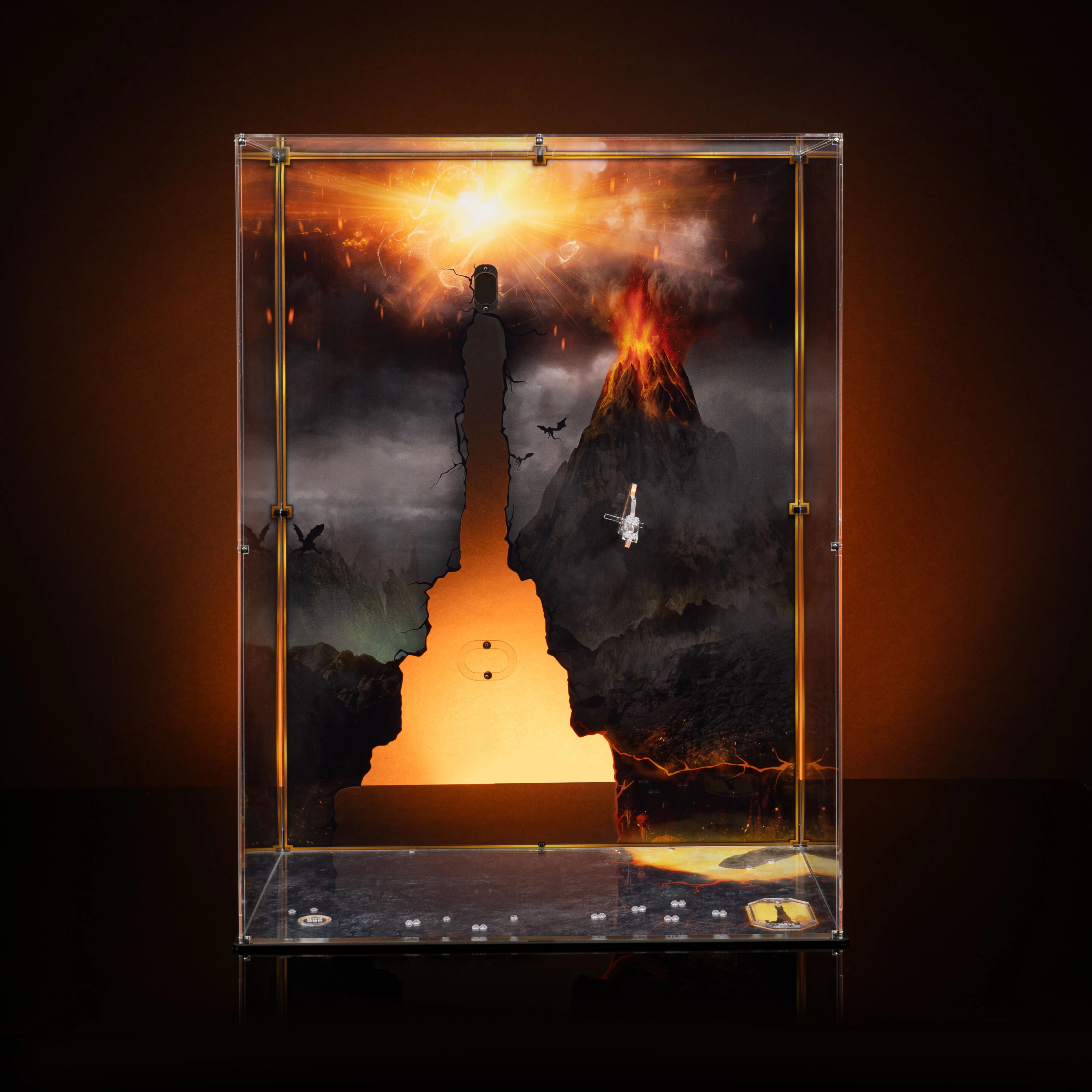 Limited Edition Display Case for LEGO® The Lord of the Rings: Barad-dûr™ with Fell Beast (10333 & 40693) - Image 4