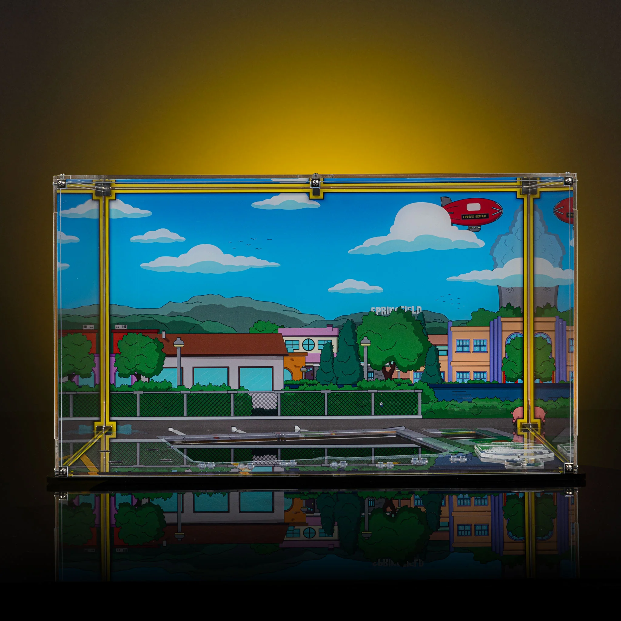 Limited Edition Display Case for LEGO® The Simpsons™: Krusty Burger (10352) - Image 3