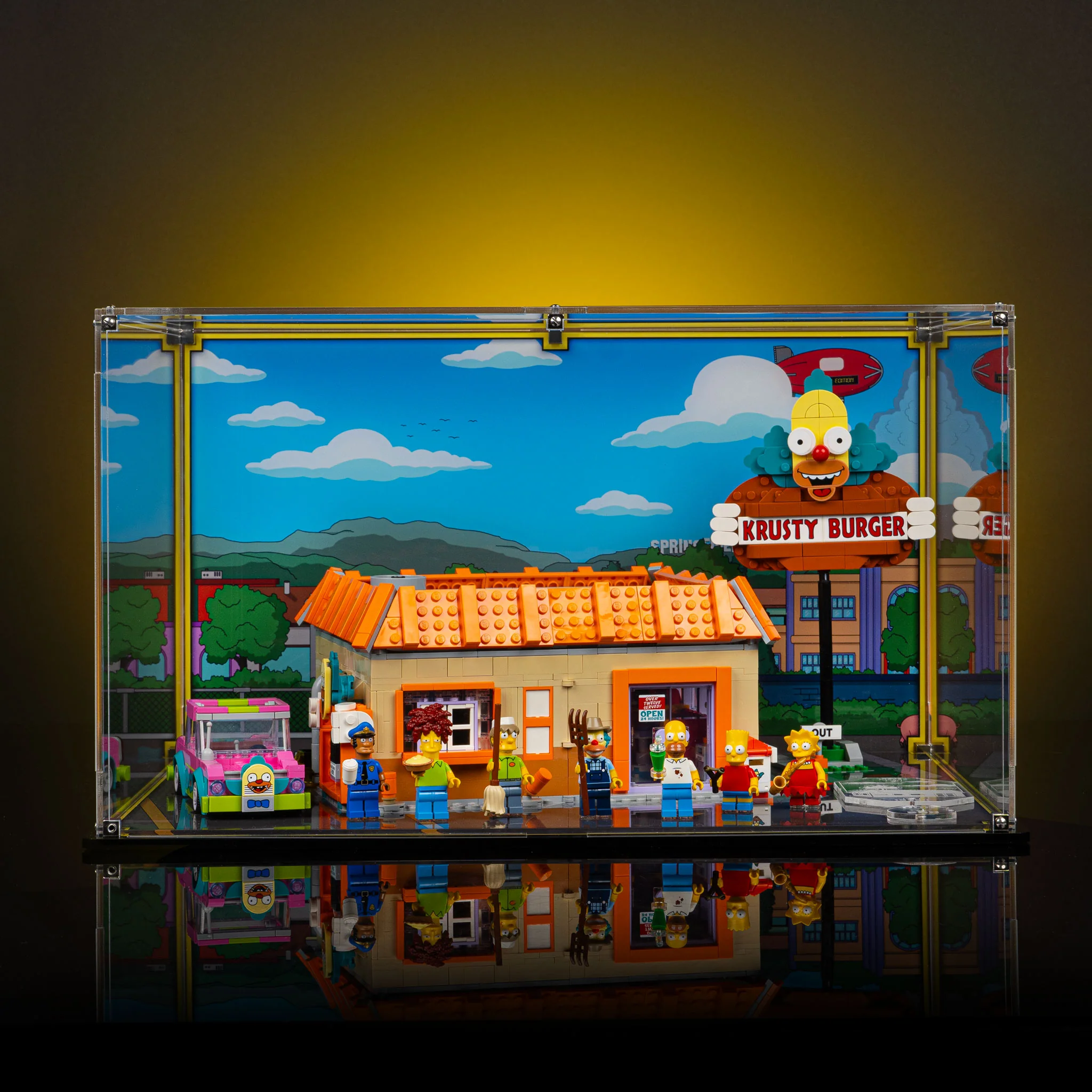 Limited Edition Display Case for LEGO® The Simpsons™: Krusty Burger (10352) - Image 6