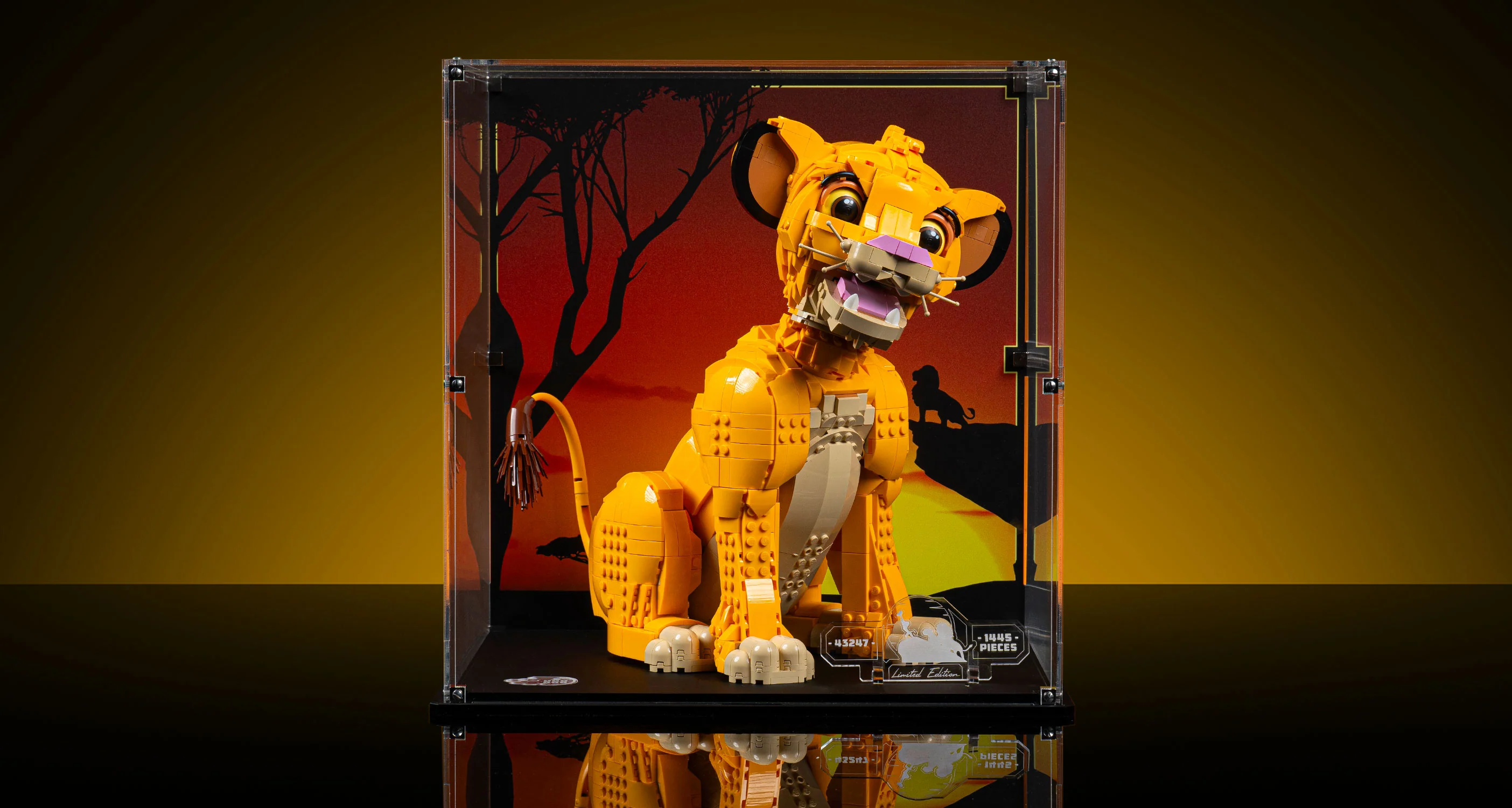 Limited Edition Display Case for LEGO® Young Simba the Lion King (43247) - Image 10