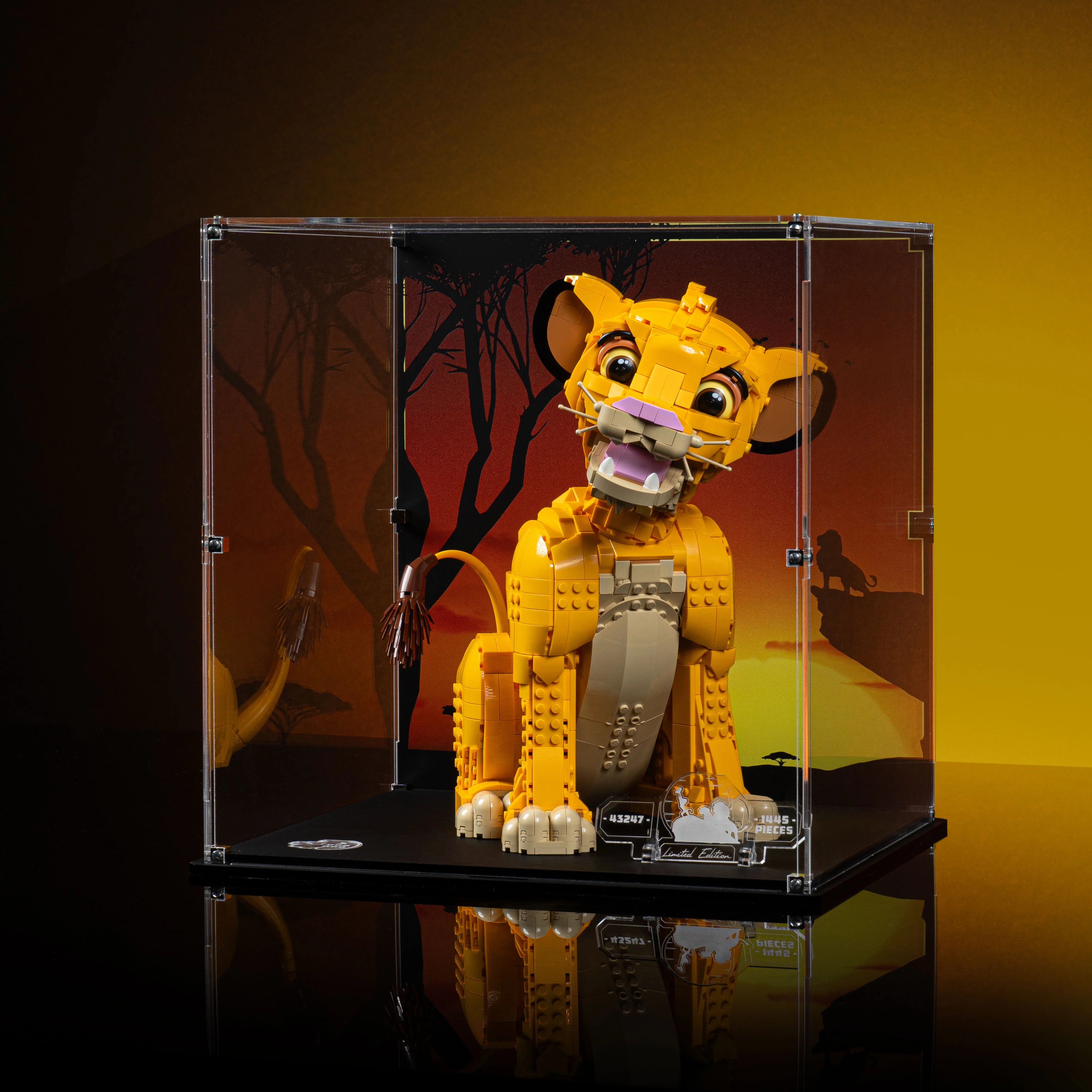 Limited Edition Display Case for LEGO® Young Simba the Lion King (43247) - Image 4