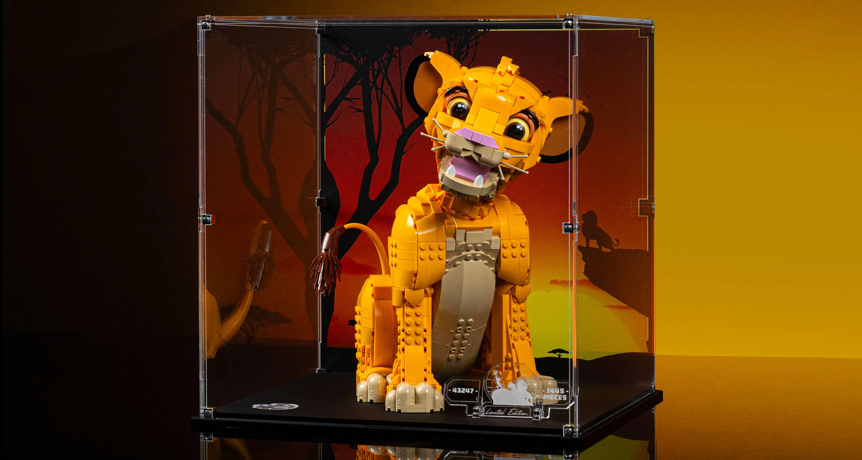 Limited Edition Display Case for LEGO® Young Simba the Lion King (43247) - Image 9