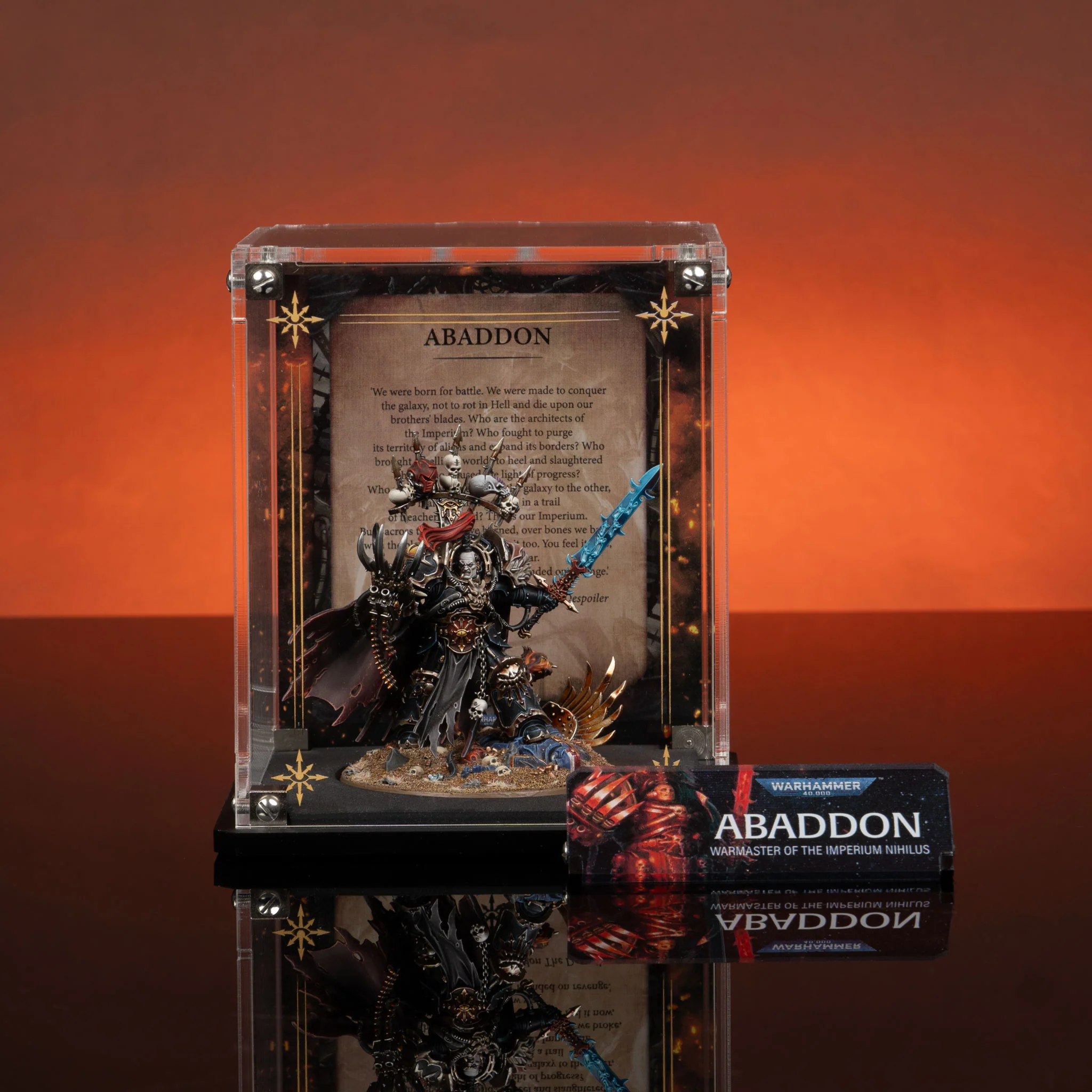 Limited Edition Display Case for Warhammer® 40,000 Abaddon the Despoiler - Image 3
