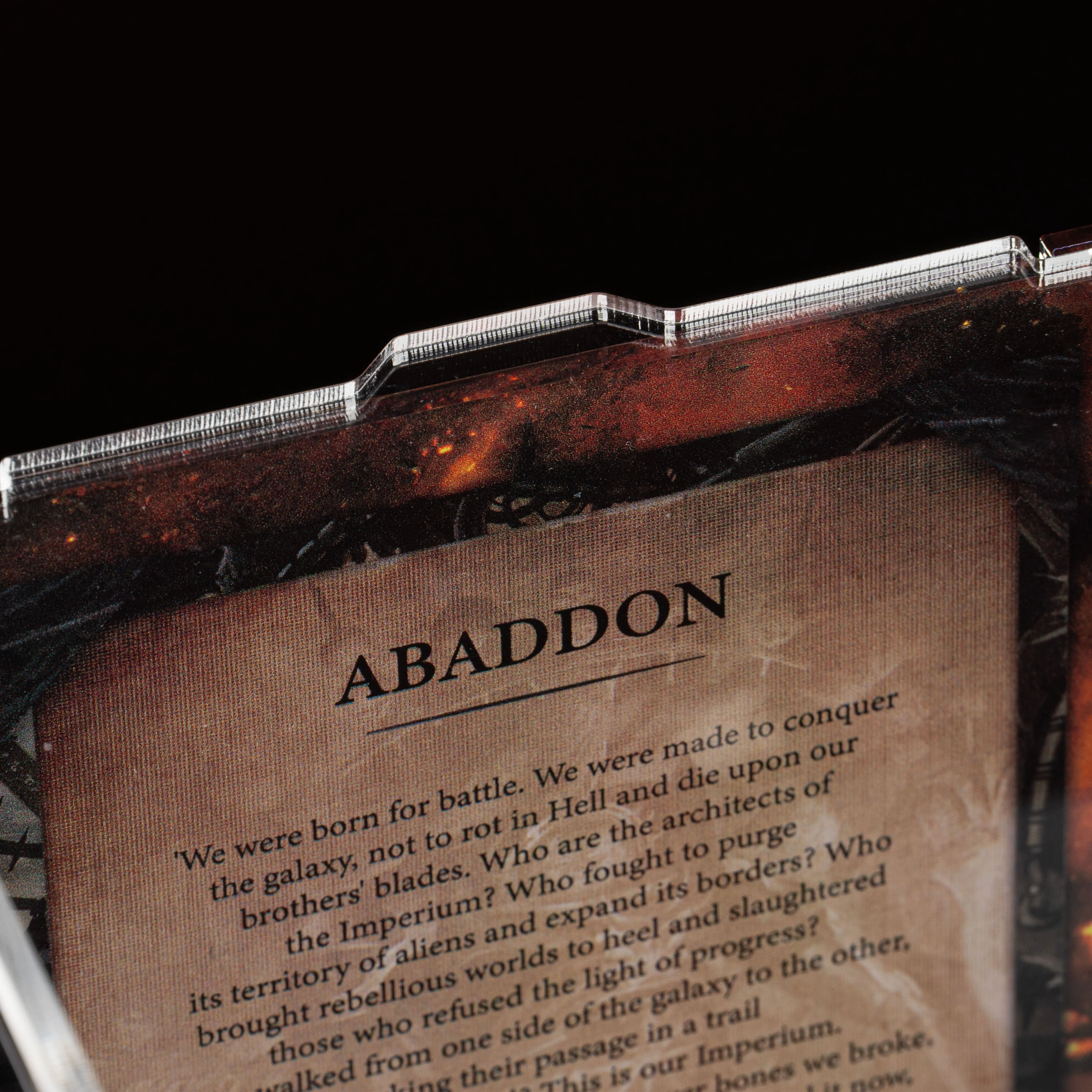 Limited Edition Display Case for Warhammer® 40,000 Abaddon the Despoiler - Image 5