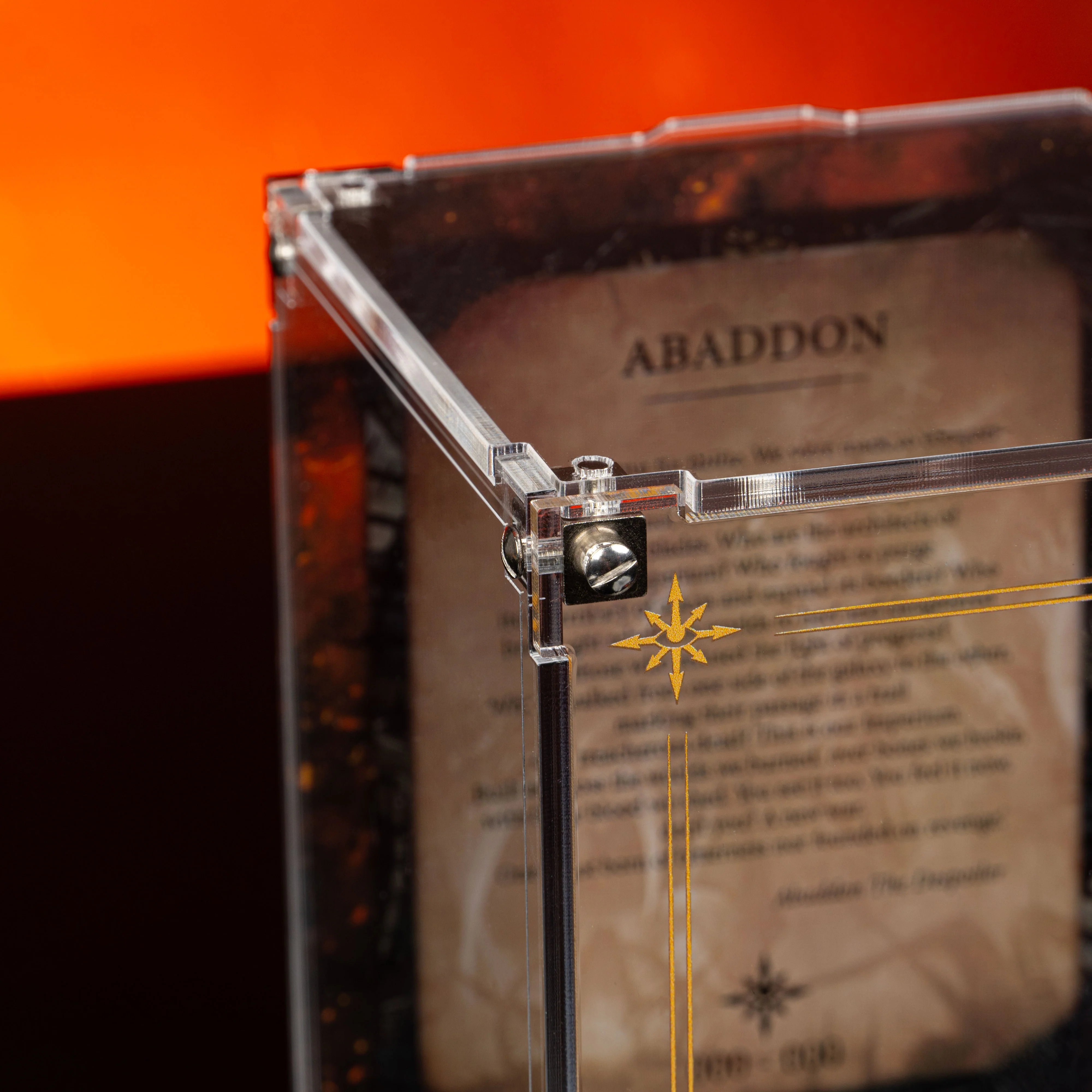 Limited Edition Display Case for Warhammer® 40,000 Abaddon the Despoiler - Image 6