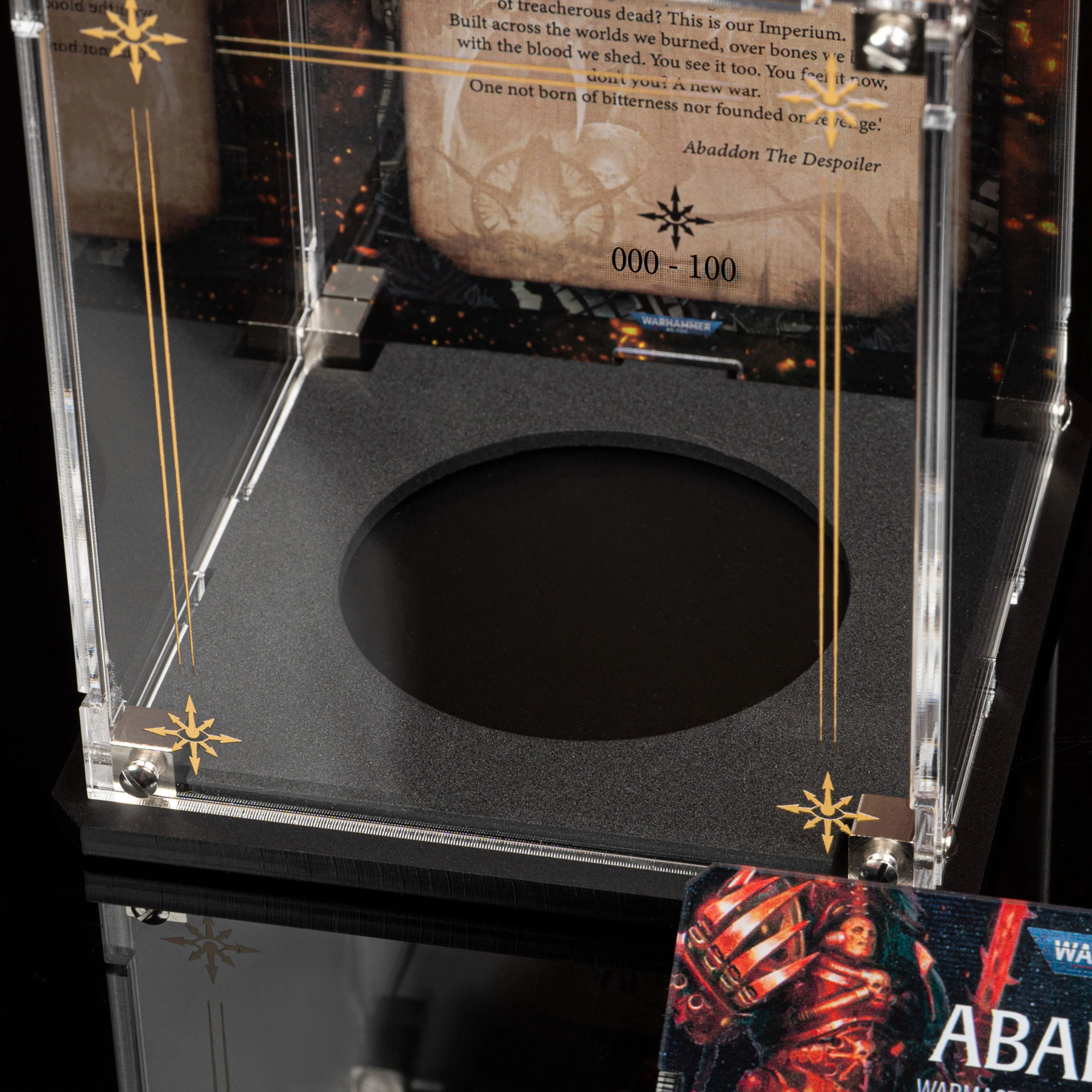 Limited Edition Display Case for Warhammer® 40,000 Abaddon the Despoiler - Image 8
