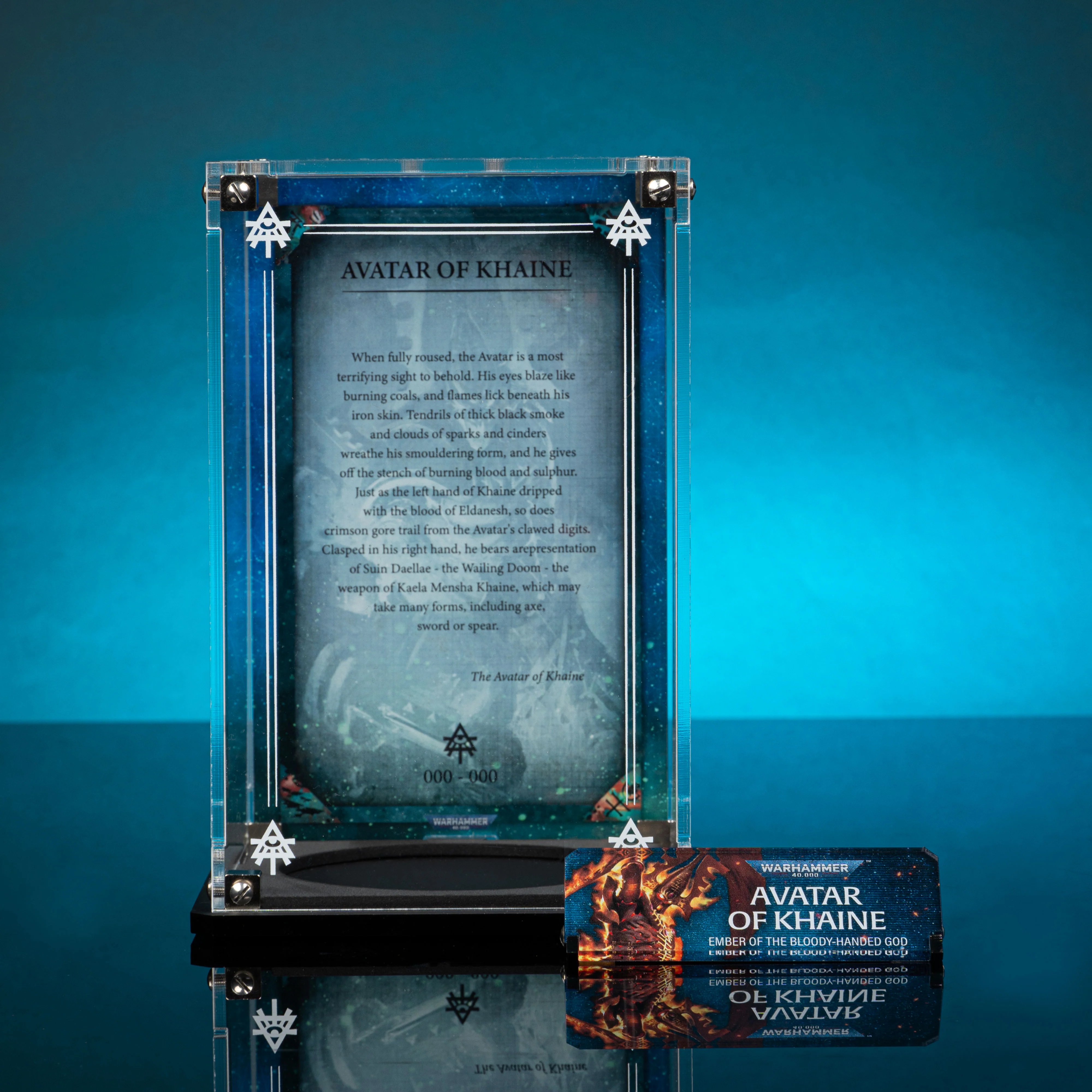 Limited Edition Display Case for Warhammer® 40,000 Avatar of Khaine - Image 3